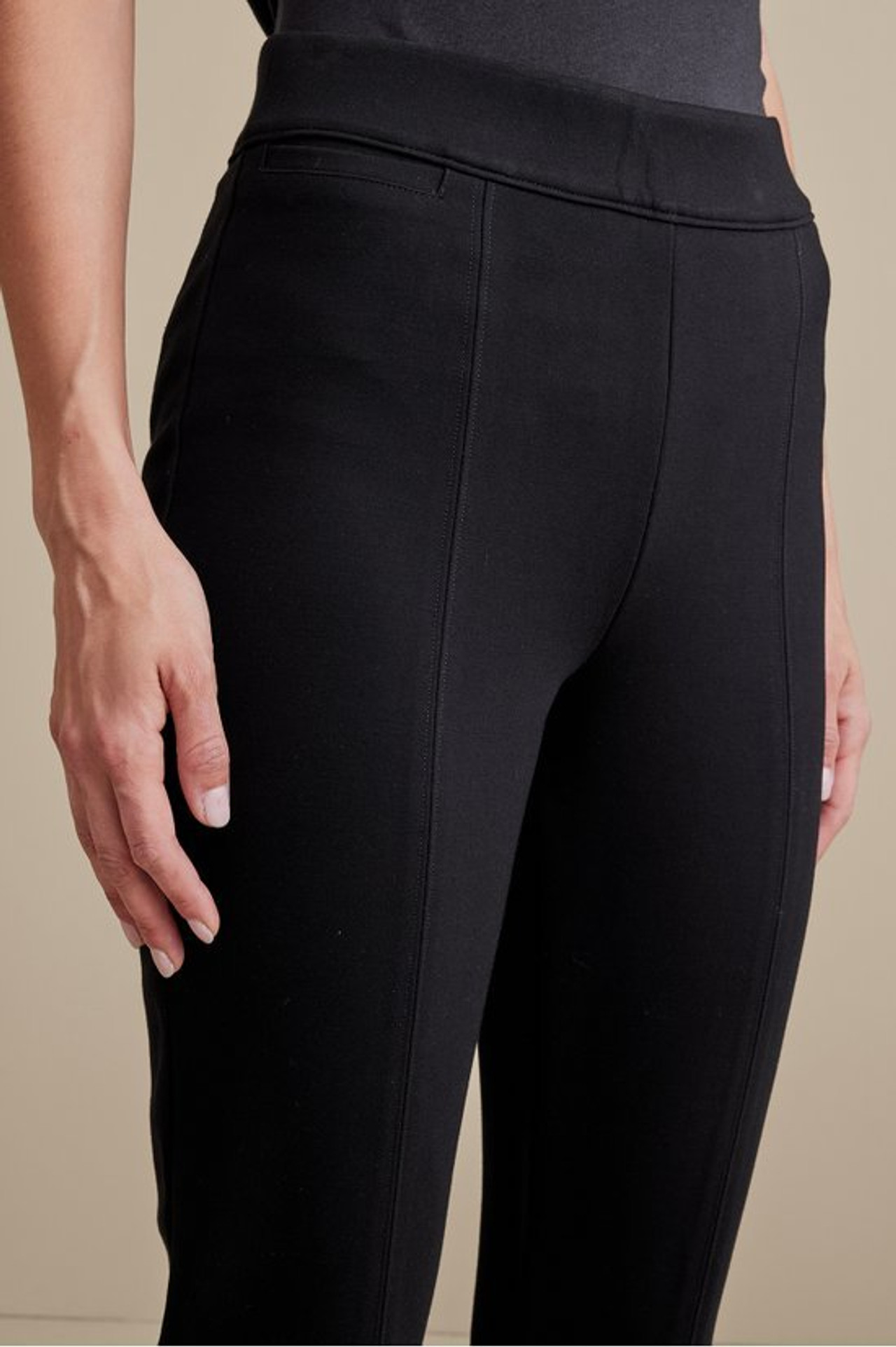 SoftEssential™ Ponte Slim Ankle Pants - Soft Surroundings Outlet