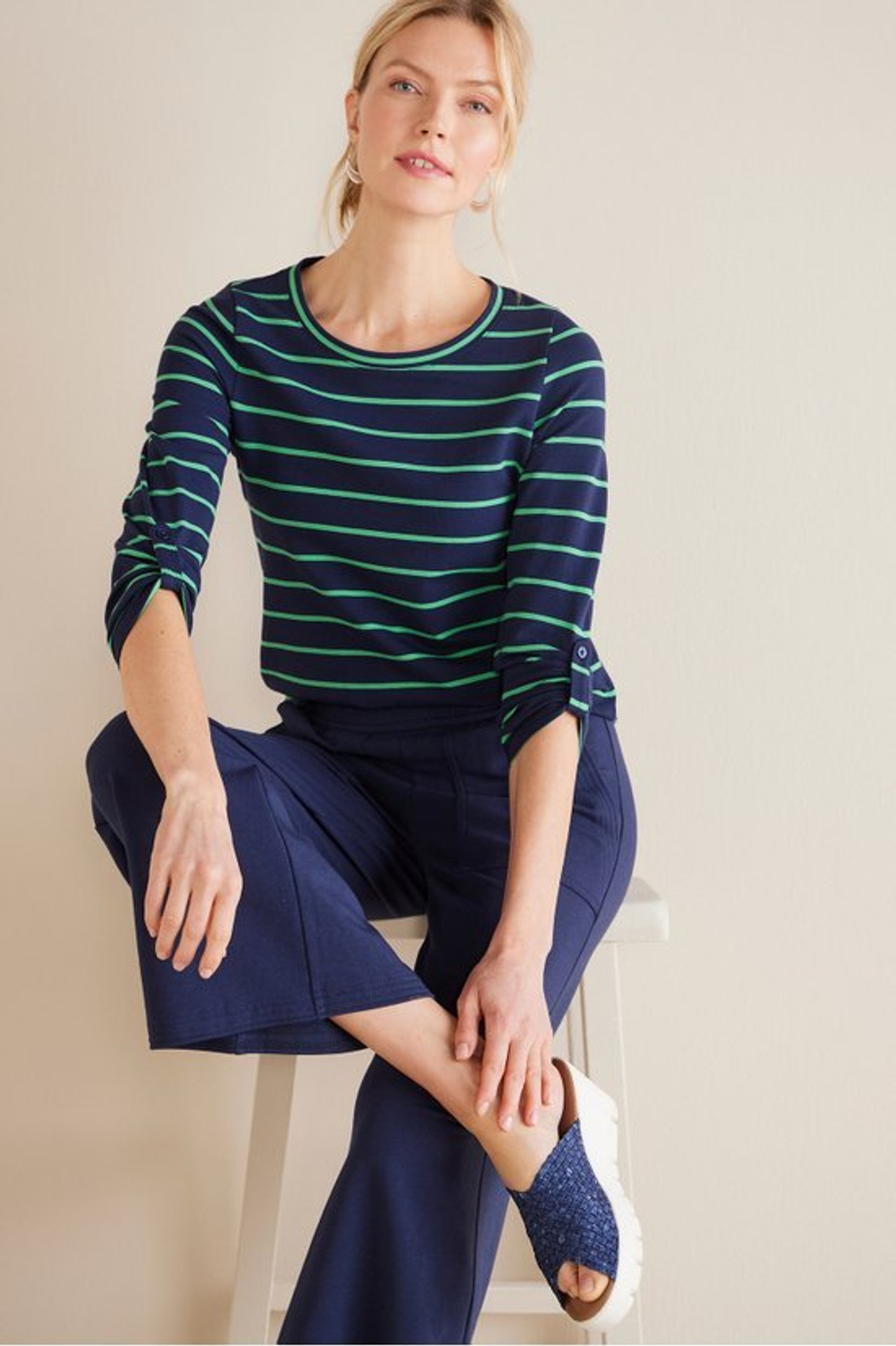 Fina French Terry Tee - Soft Surroundings Outlet