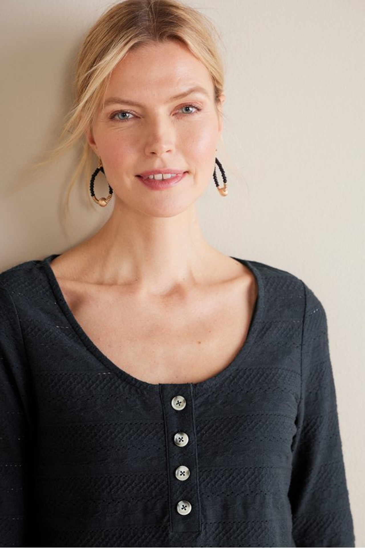 Jude Textured Top - Soft Surroundings Outlet