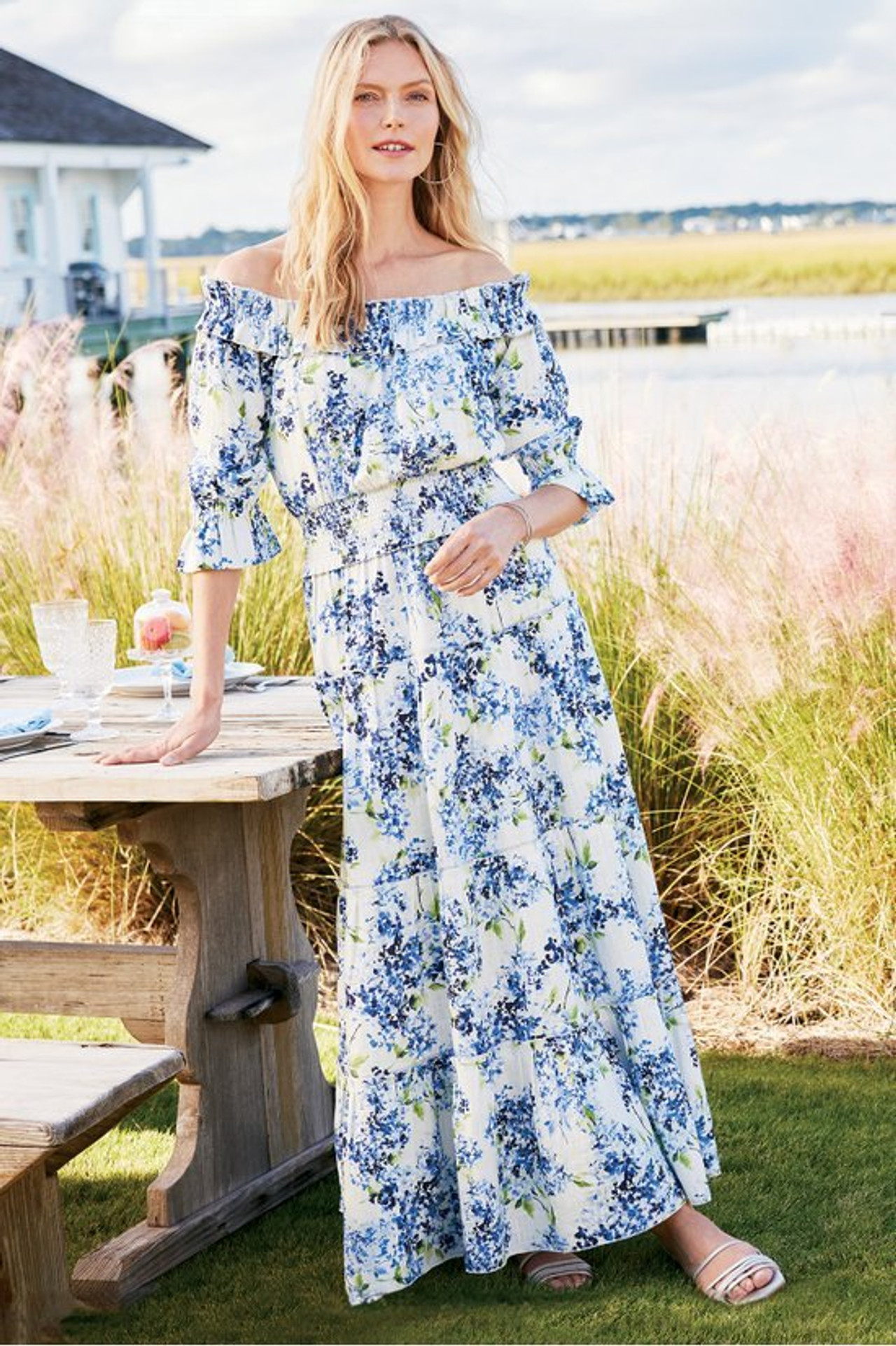 Rosana Maxi Dress - Soft Surroundings Outlet