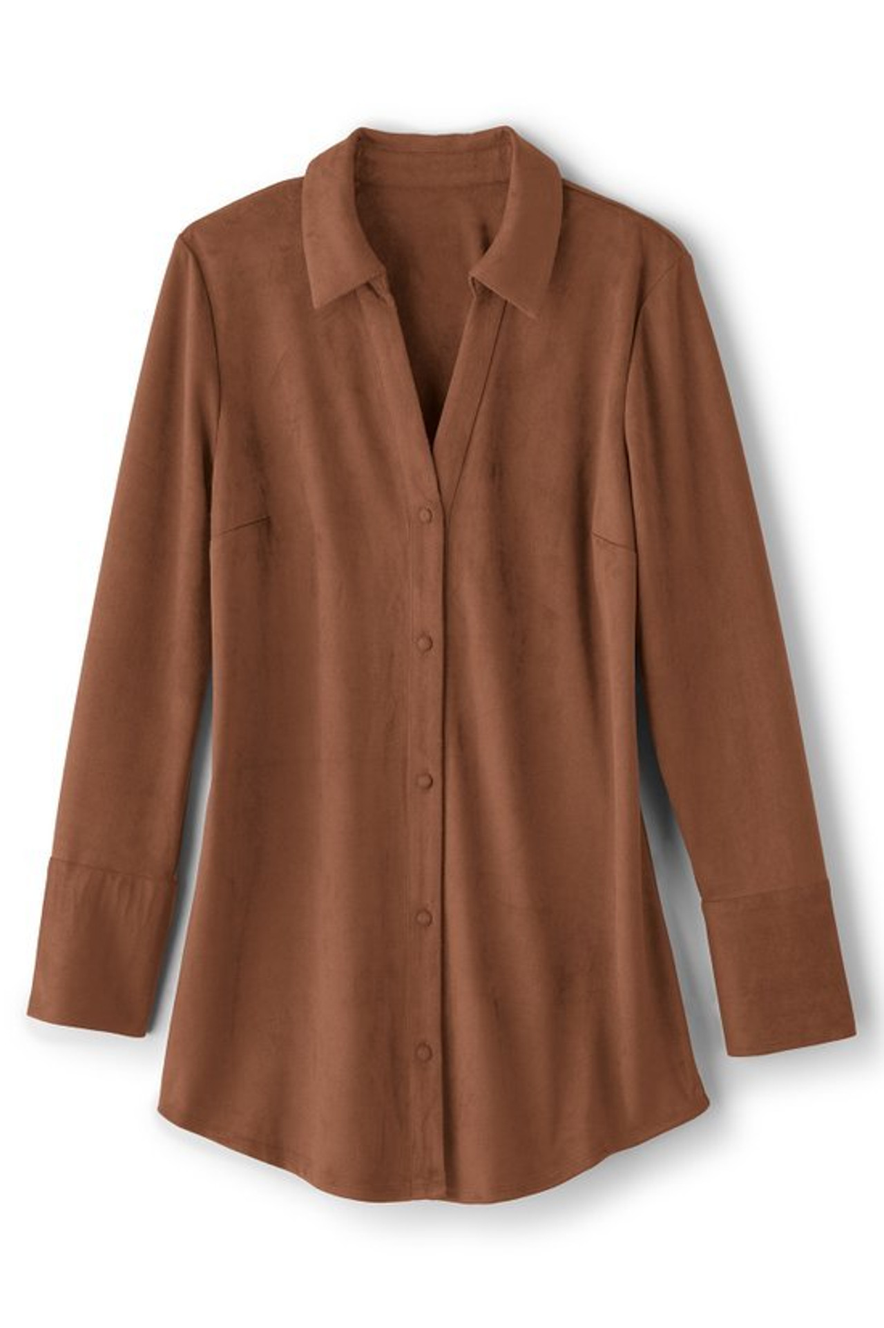 Vida Faux Suede Tunic - Soft Surroundings Outlet