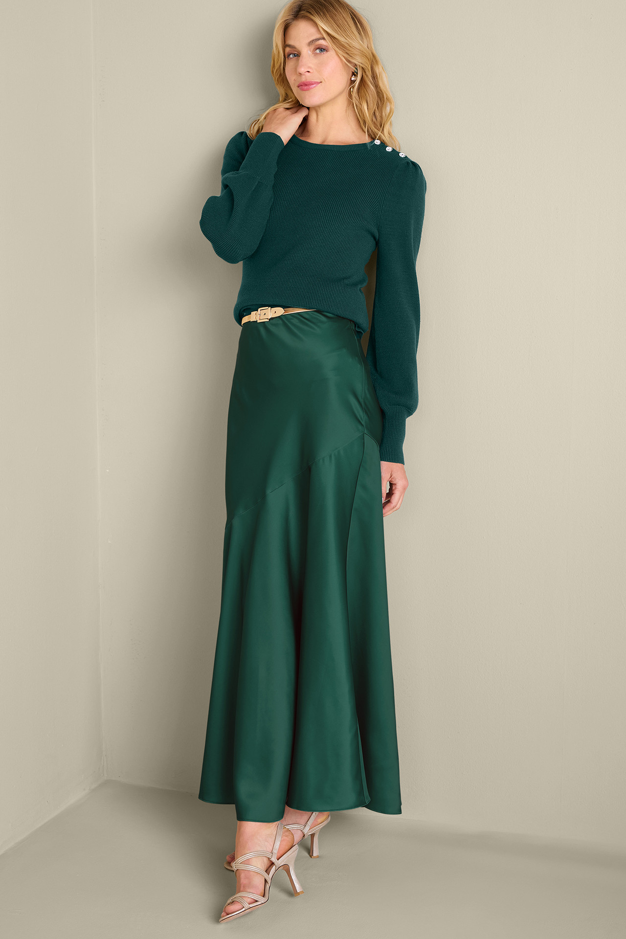 Tyla Button Shoulder Sweater - Soft Surroundings Outlet