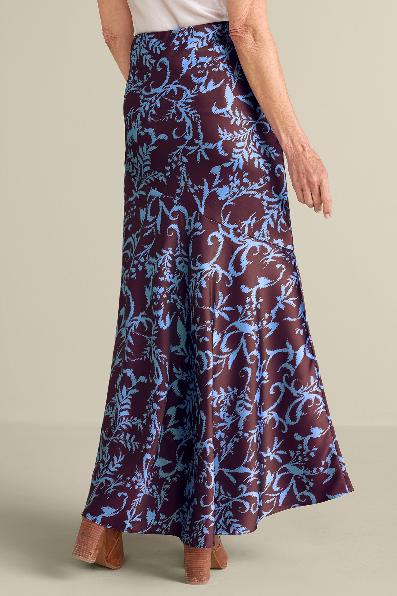 Blaise Satin Skirt - Soft Surroundings Outlet