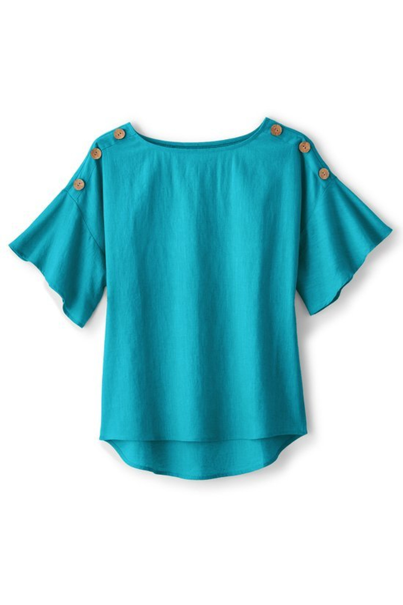 Andrea Linen Blend Pullover - Soft Surroundings Outlet