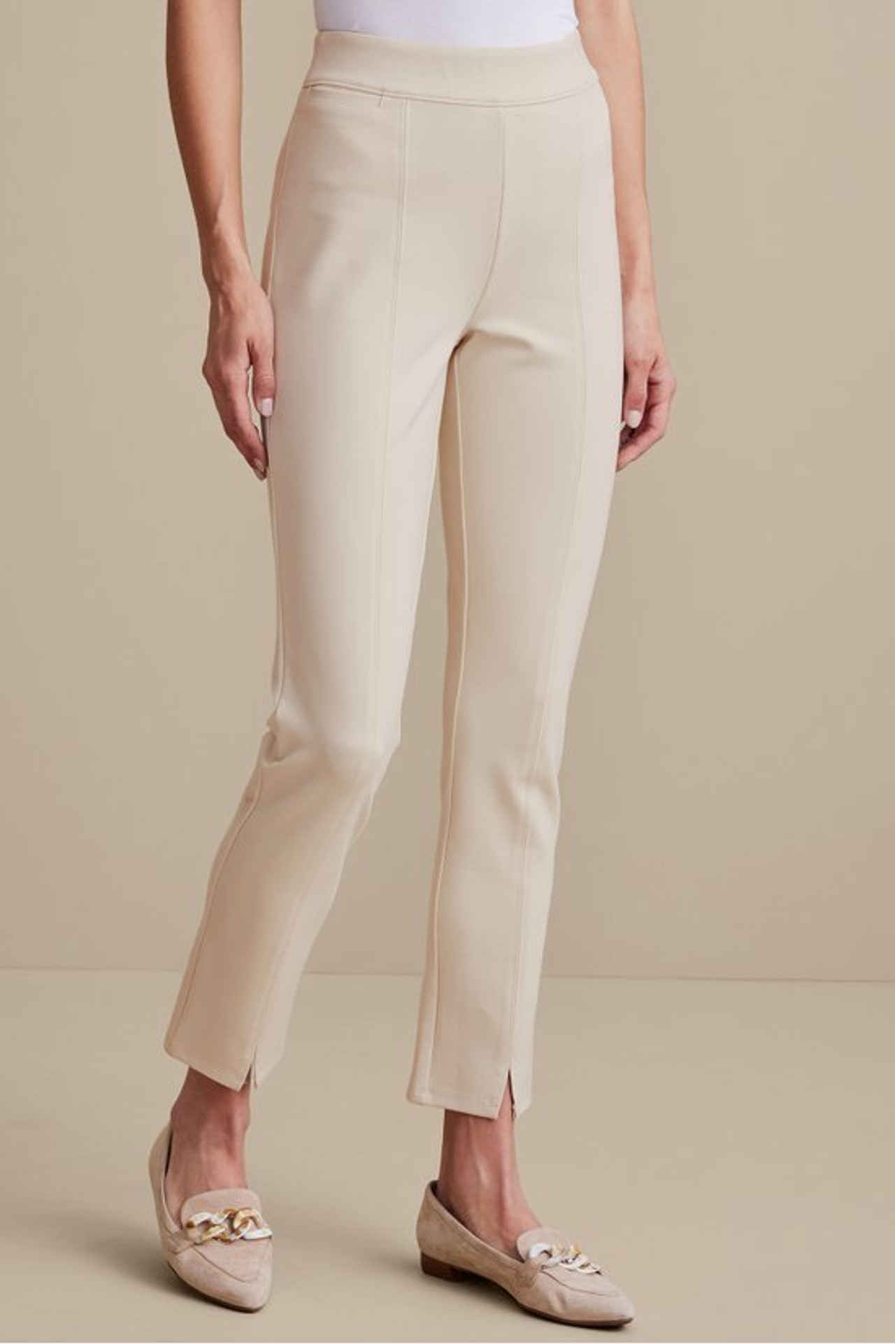 SoftEssential™ Ponte Slim Ankle Pants - Soft Surroundings Outlet