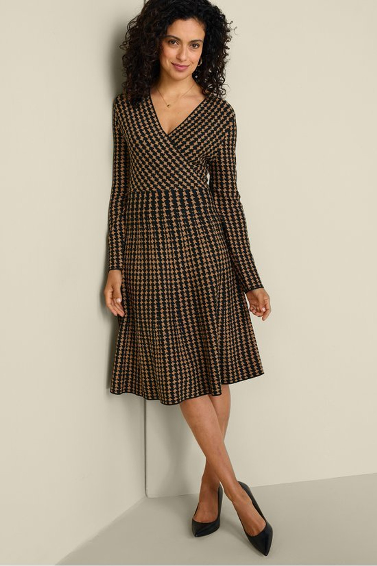 Aida Surplice Dress - Soft Surroundings Outlet