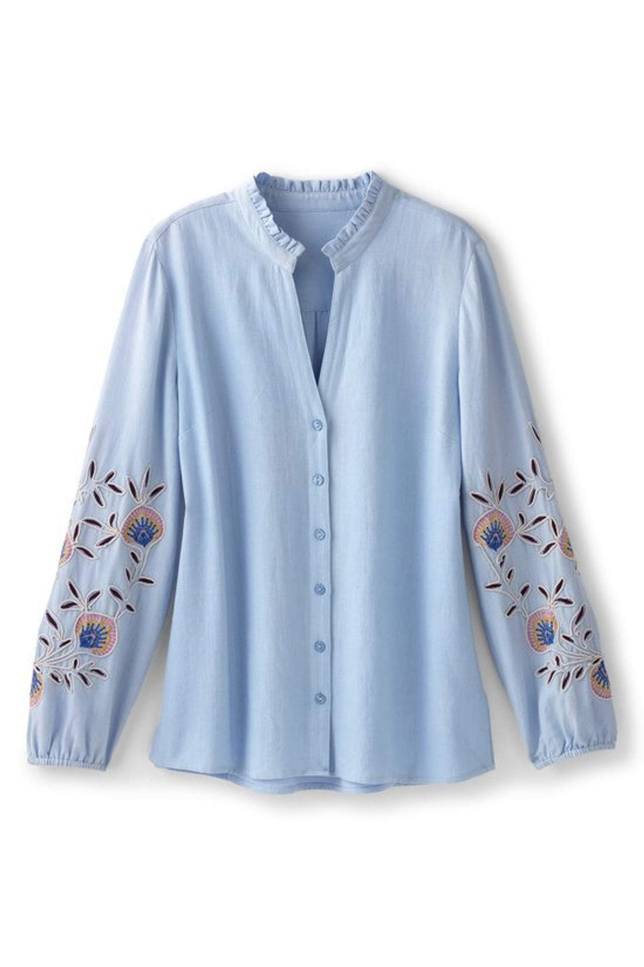 Titania Embroidered Top - Soft Surroundings Outlet