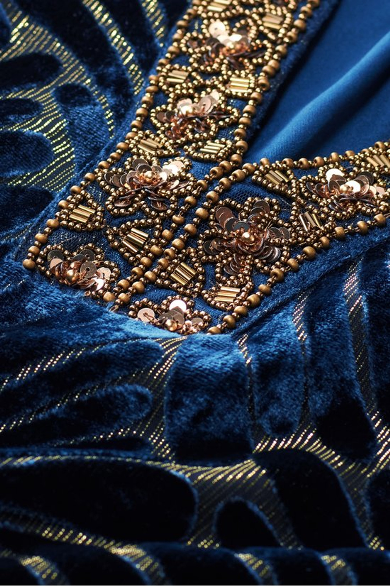 Adrienne Embroidered Velvet Tunic - Soft Surroundings Outlet