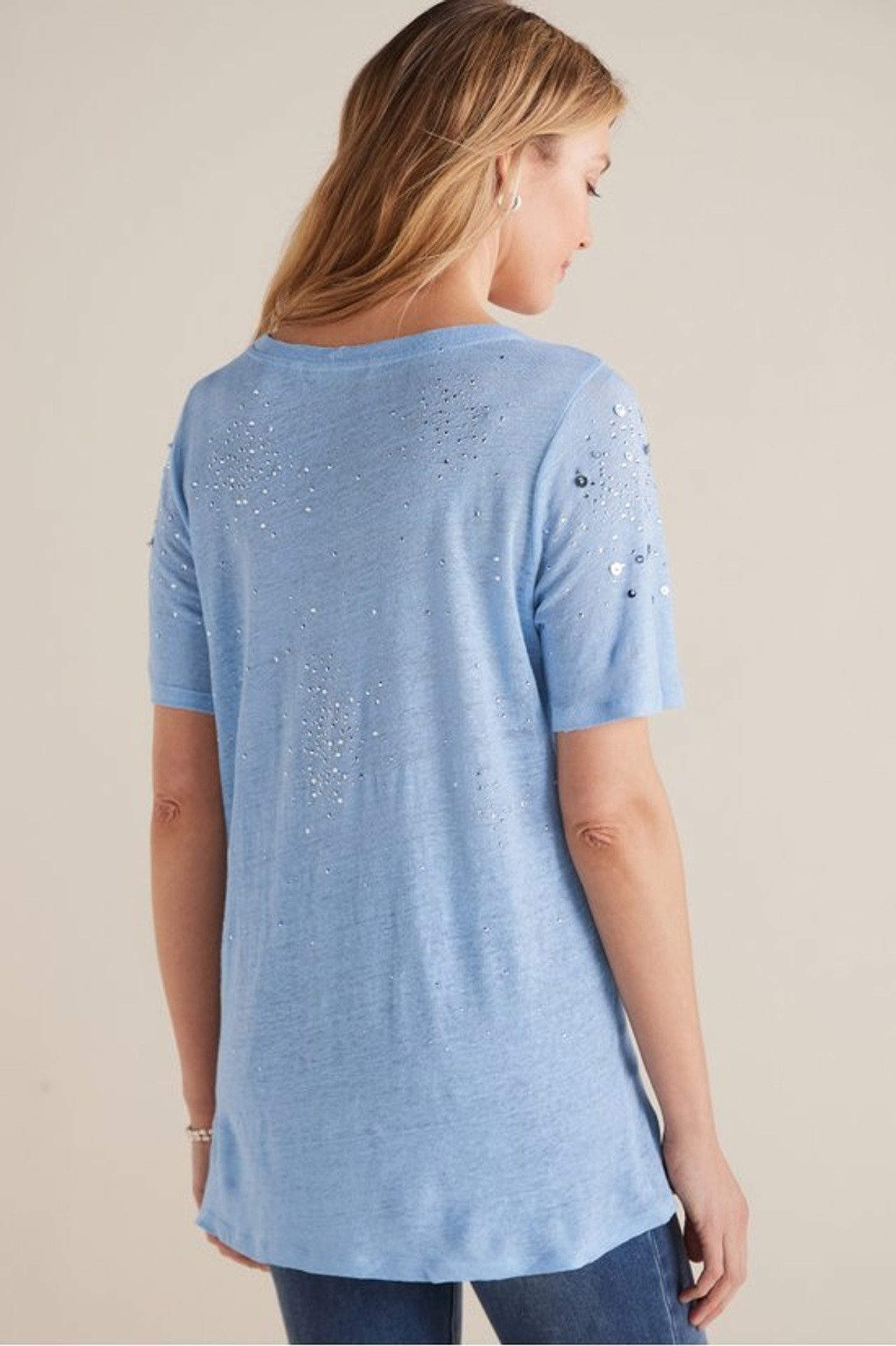 Astra Linen Tee - Soft Surroundings Outlet