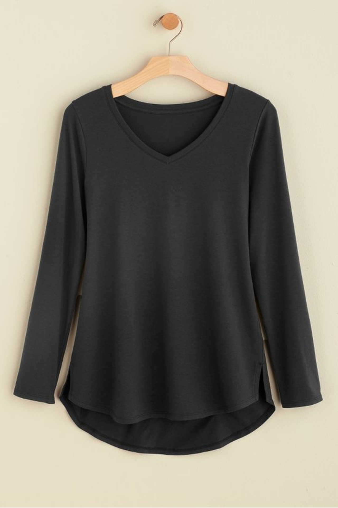 Isabel Pima Long Sleeve Tee - Soft Surroundings Outlet