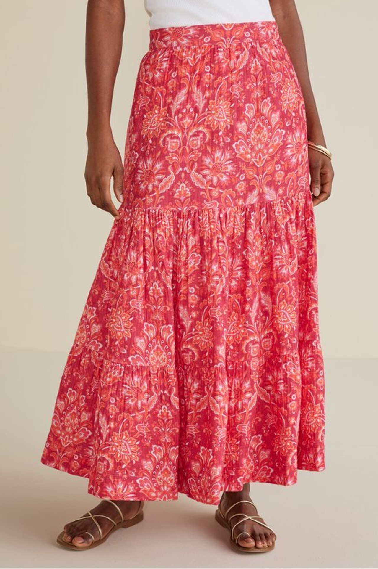 Ruari Gauze Maxi Skirt - Soft Surroundings Outlet