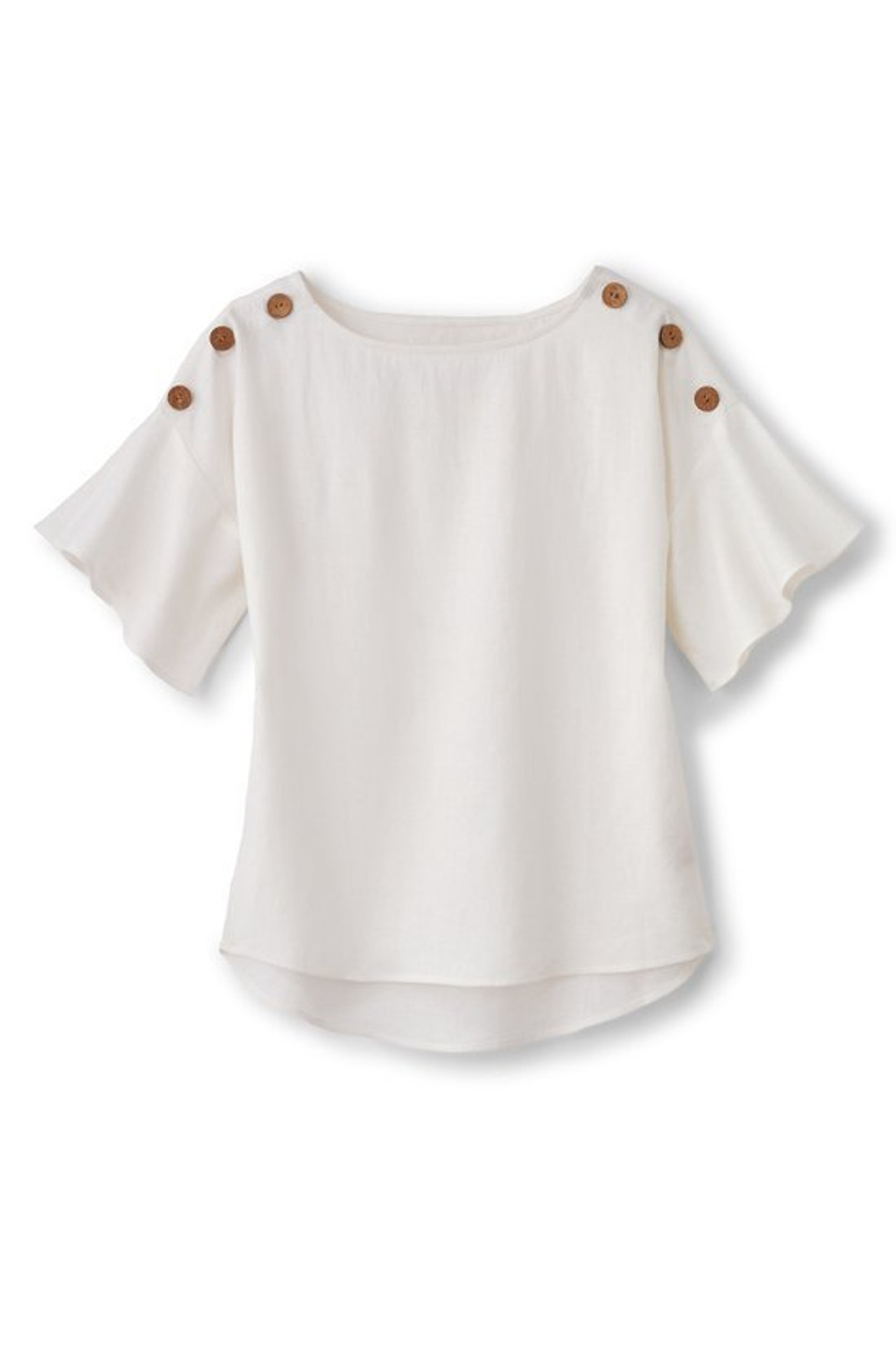 Andrea Linen Blend Pullover - Soft Surroundings Outlet