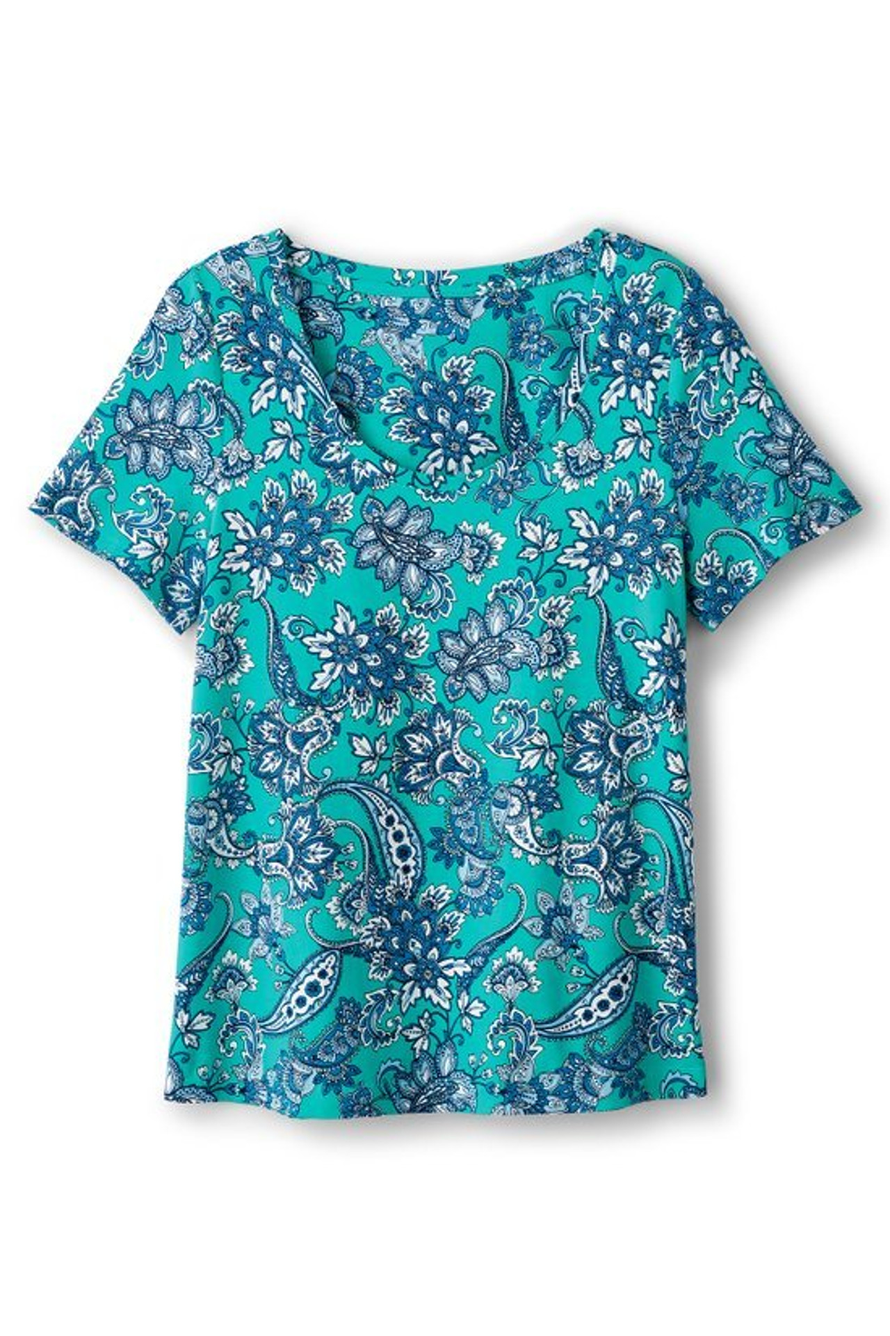 SoftEssential™ Supima® Short Sleeve Tee - Soft Surroundings Outlet