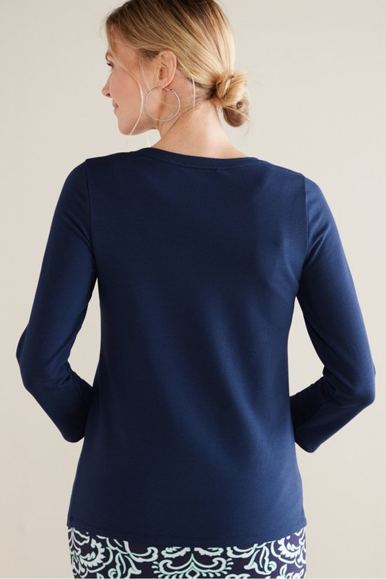 Fina French Terry Tee - Soft Surroundings Outlet