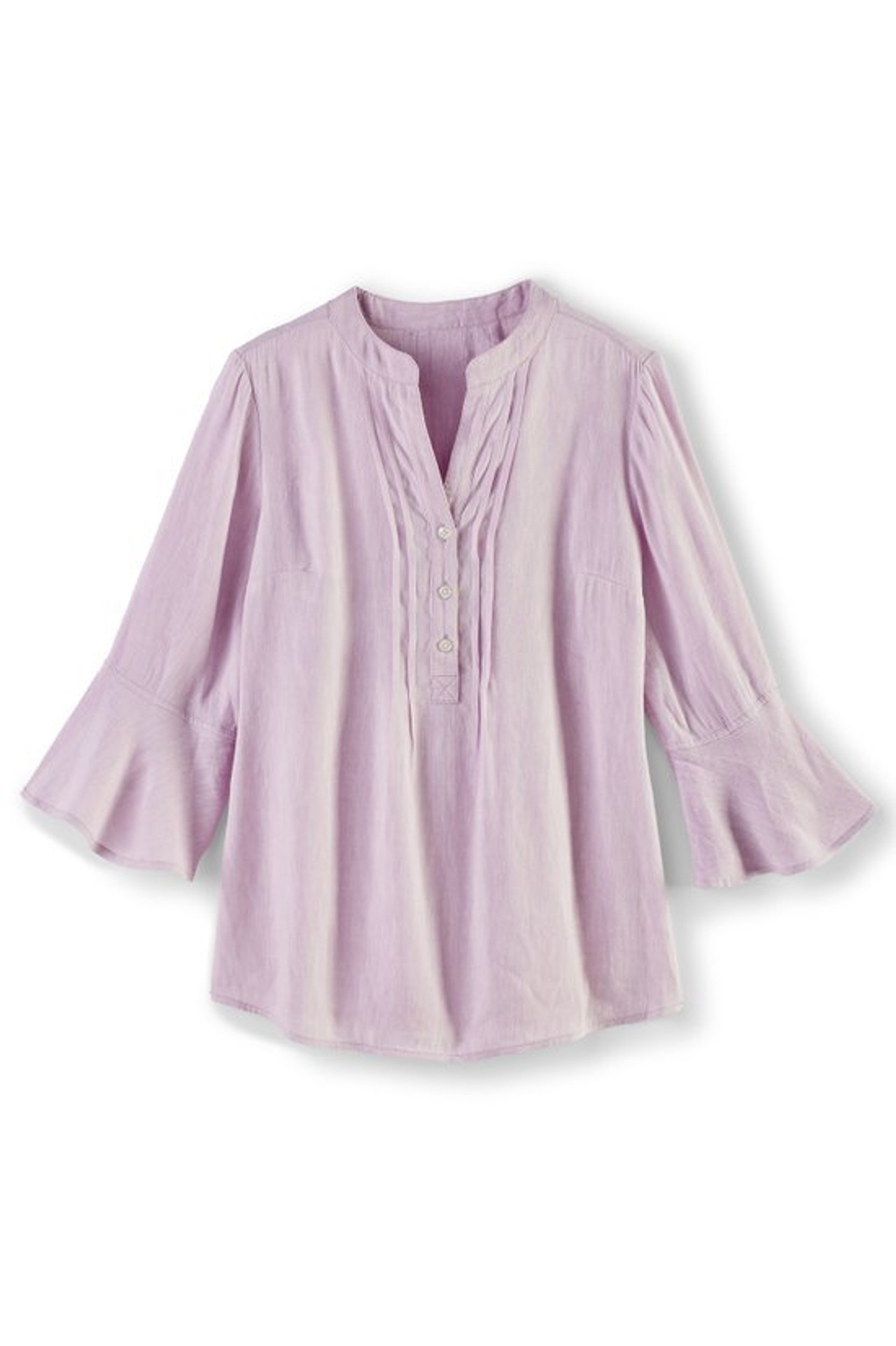 Raisa Linen Blend Top - Soft Surroundings Outlet