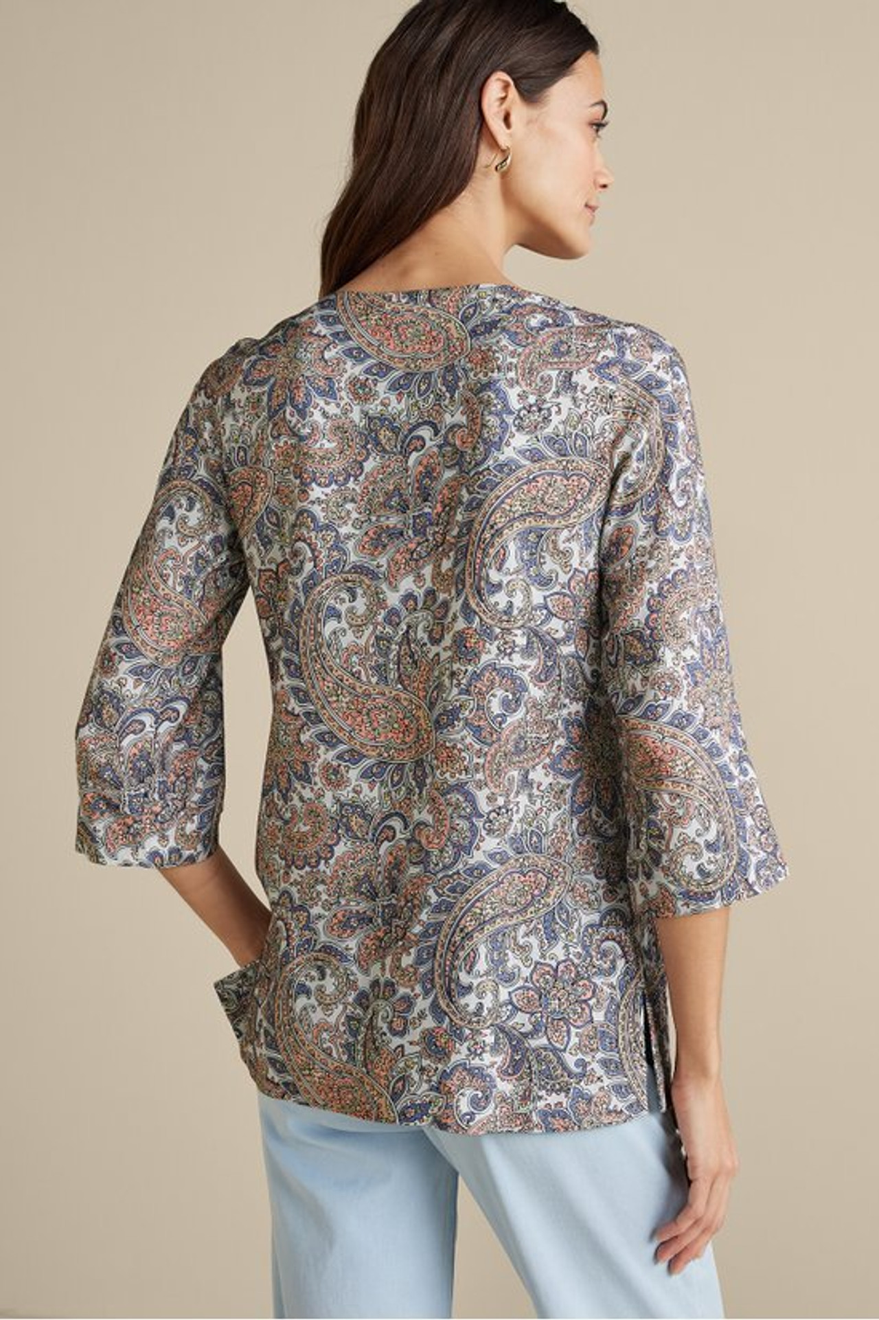 Kaimana Embellished Tunic - Soft Surroundings Outlet