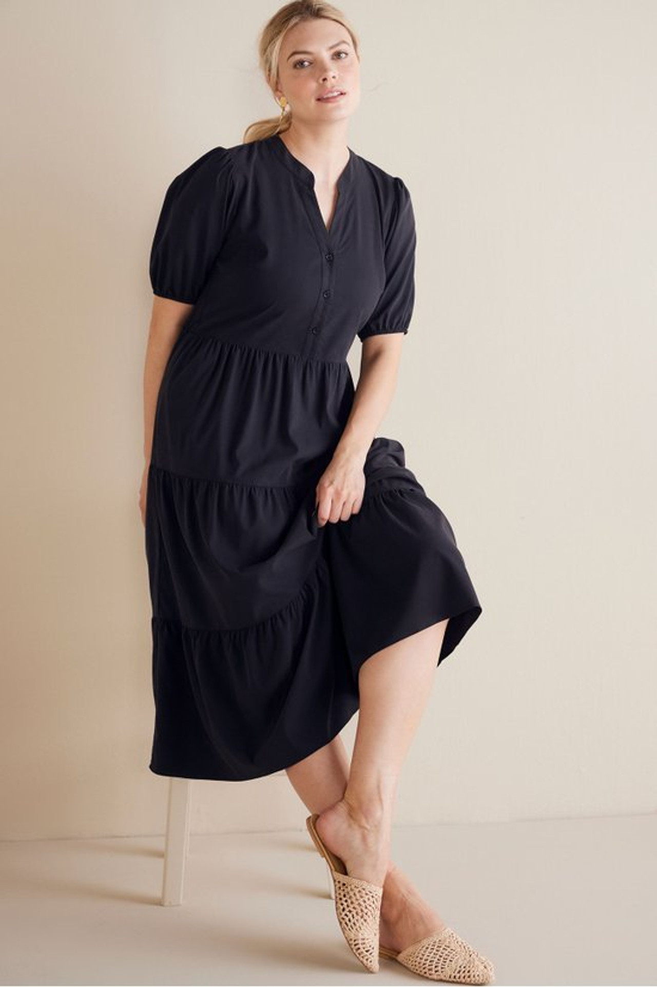 Claudia Midi Dress - Soft Surroundings Outlet