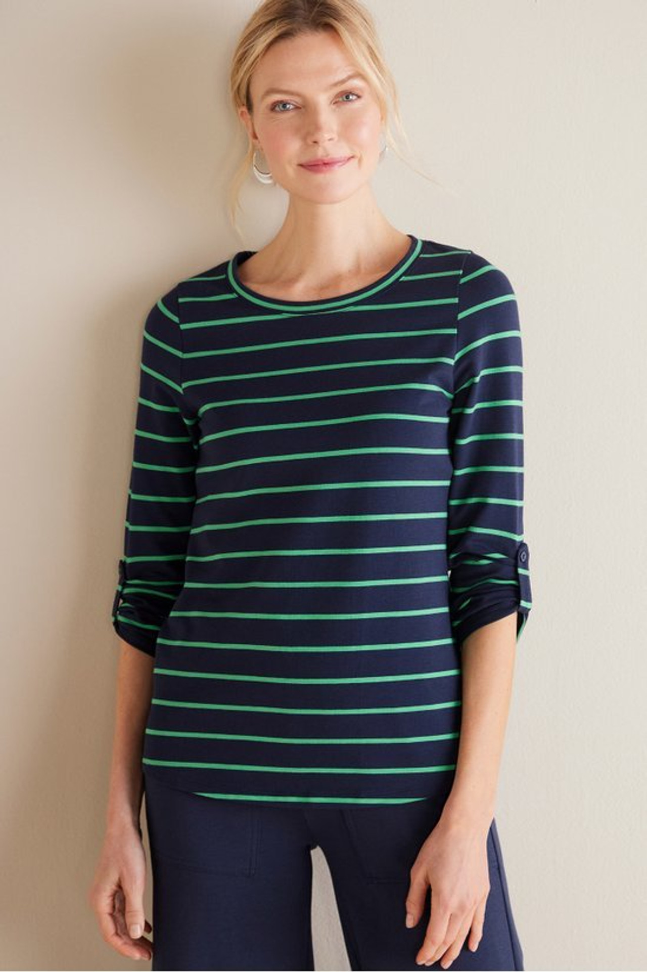 Fina French Terry Tee - Soft Surroundings Outlet