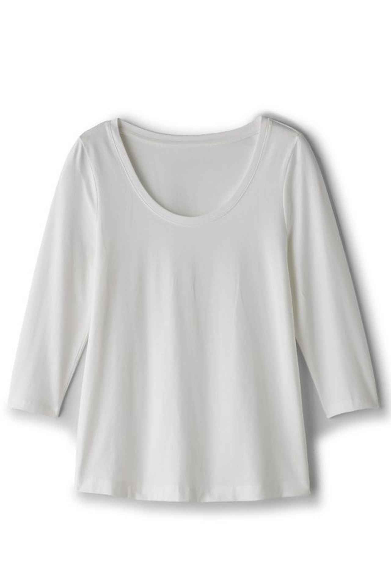 SoftEssential™ Supima® 3/4 Sleeve Tee - Soft Surroundings Outlet