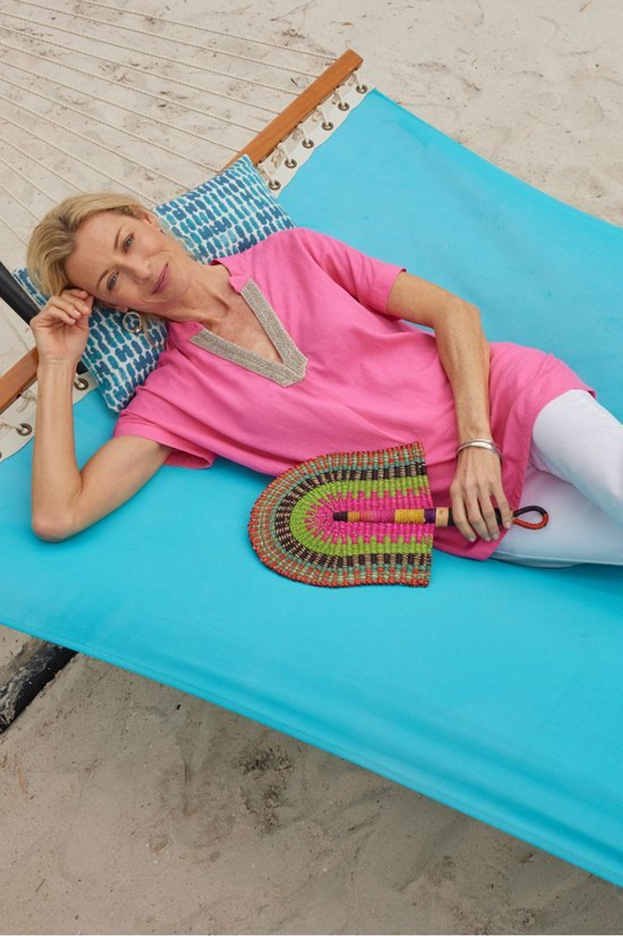 Annalise Linen Blend Tunic - Soft Surroundings Outlet