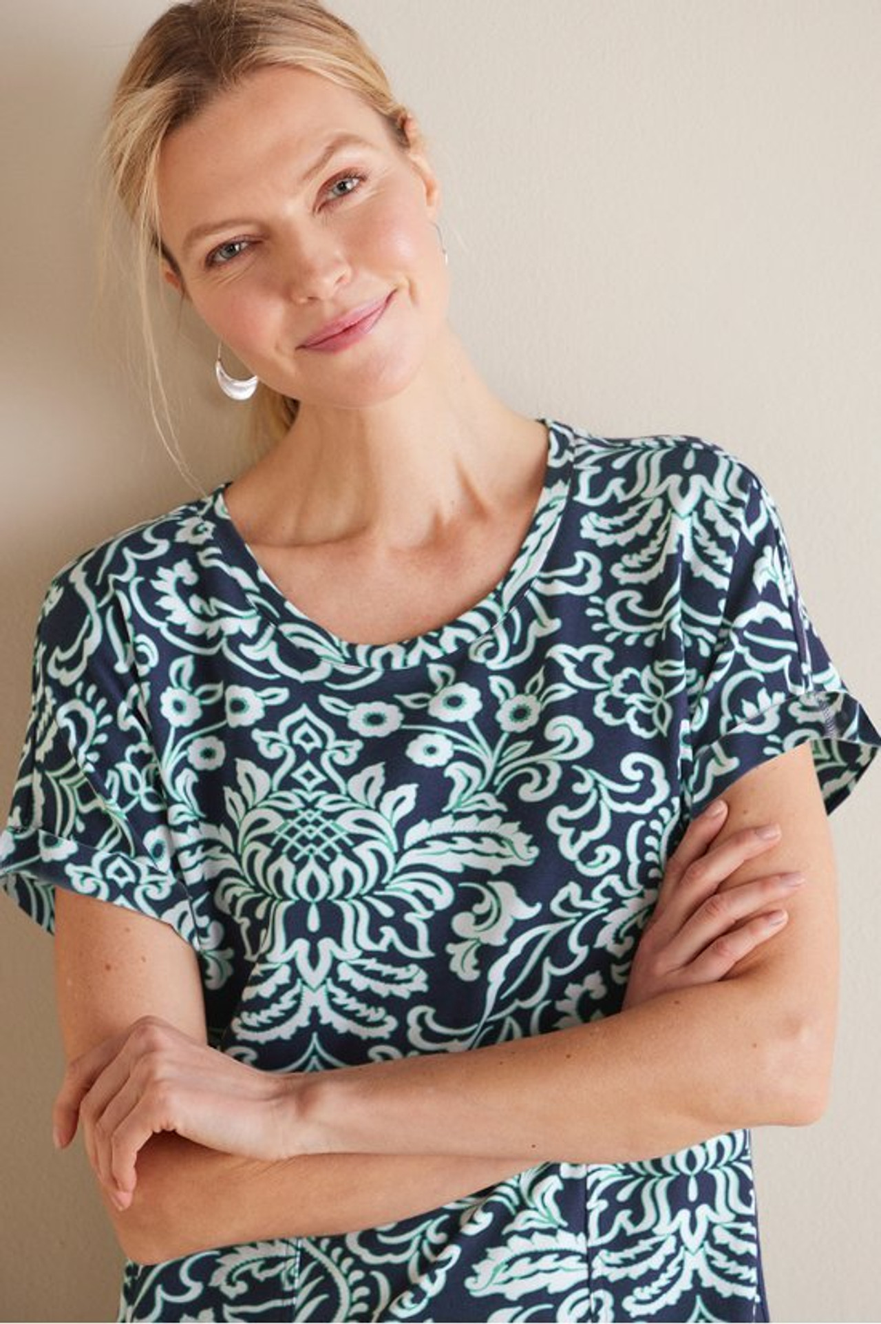 Fina French Terry Short Dress - Soft Surroundings Outlet