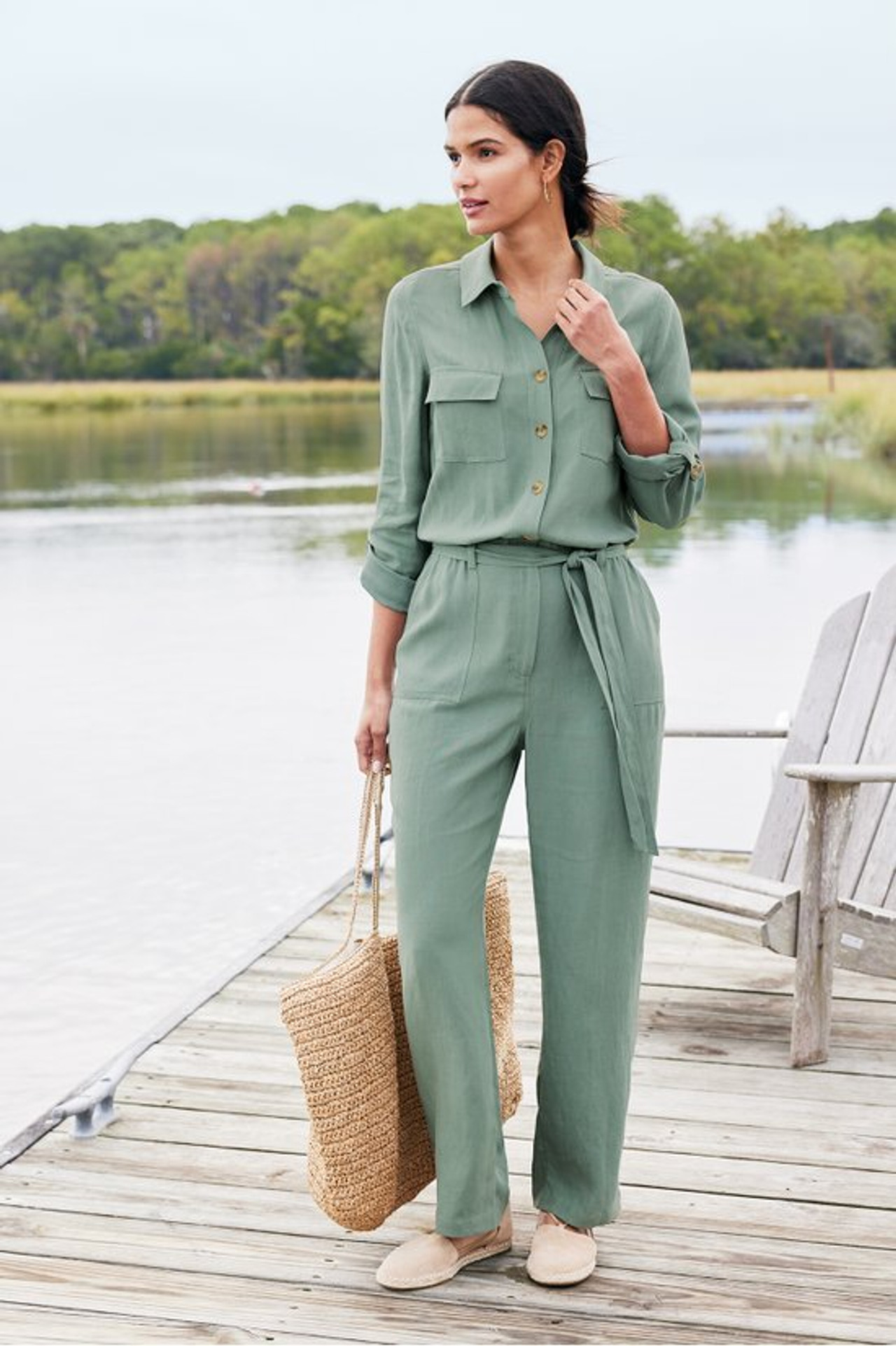 Kerry Jumpsuit - Soft Surroundings Outlet