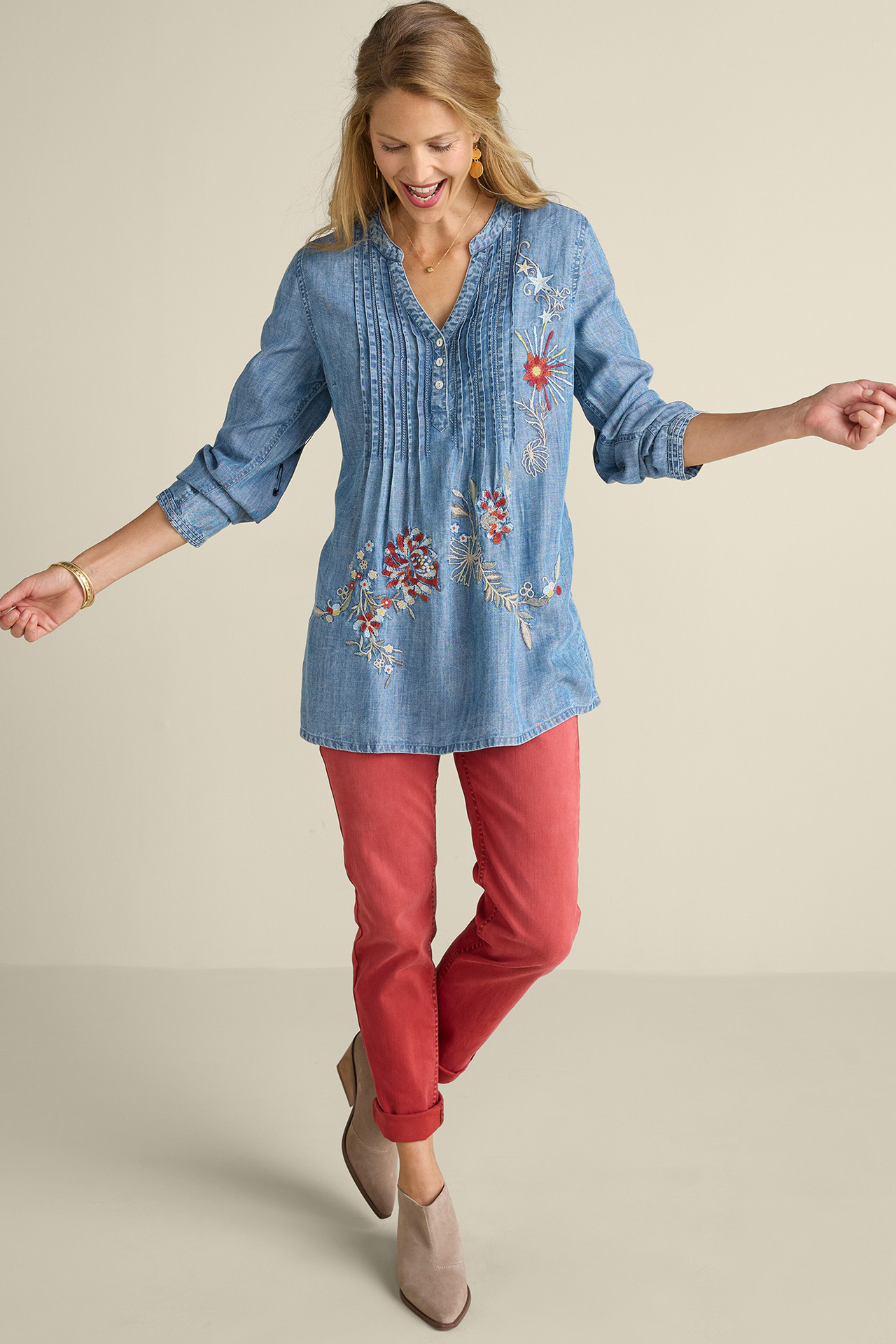 Maddie TENCEL™ Tunic - Soft Surroundings Outlet