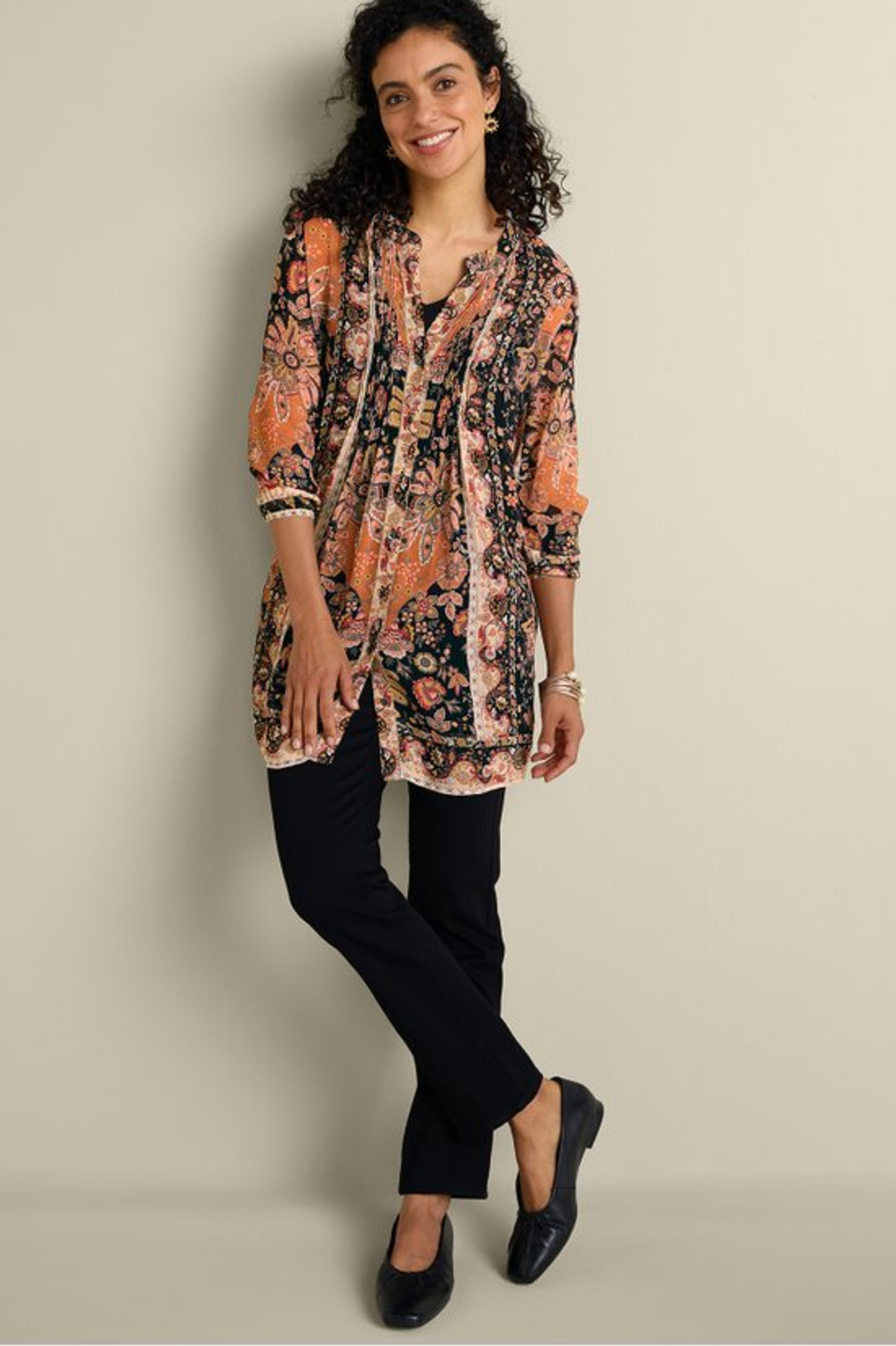 Makara Tunic Top & Tank - Soft Surroundings Outlet