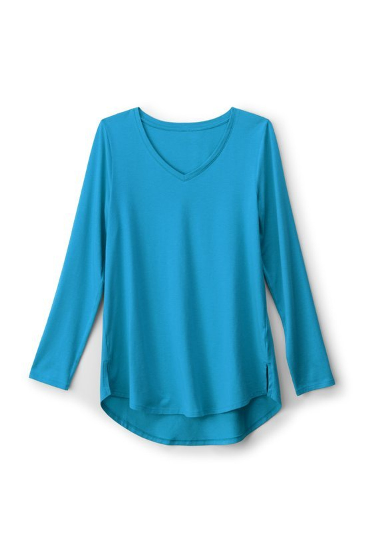 Isabel Pima Long Sleeve Tee - Soft Surroundings Outlet