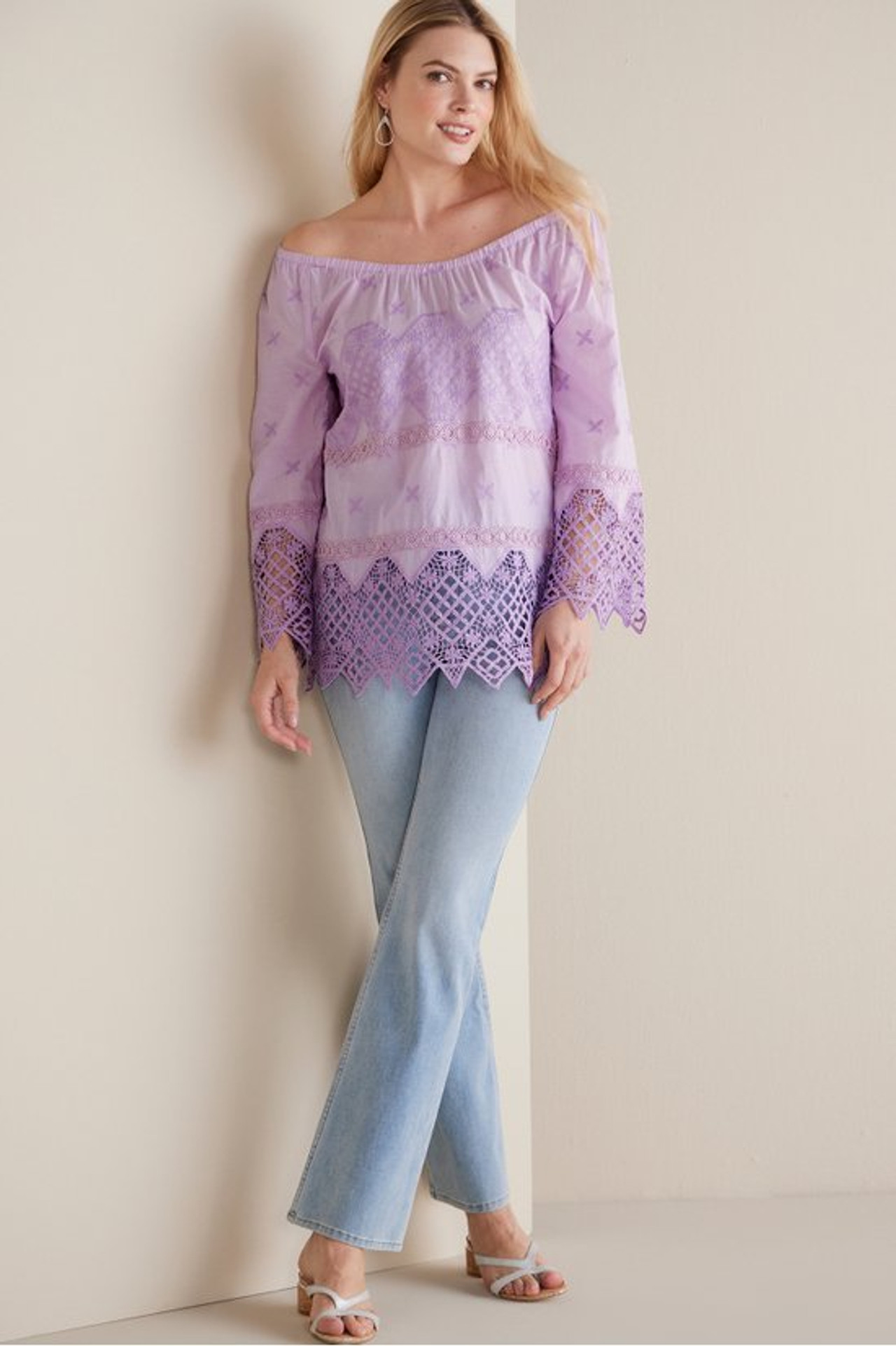 Pilar Off The Shoulder Top - Soft Surroundings Outlet