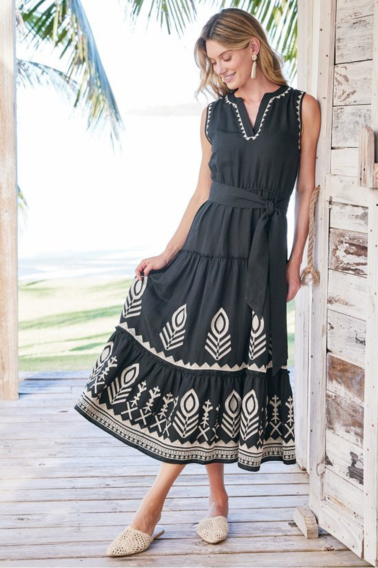 Fernanda Midi Dress - Soft Surroundings Outlet