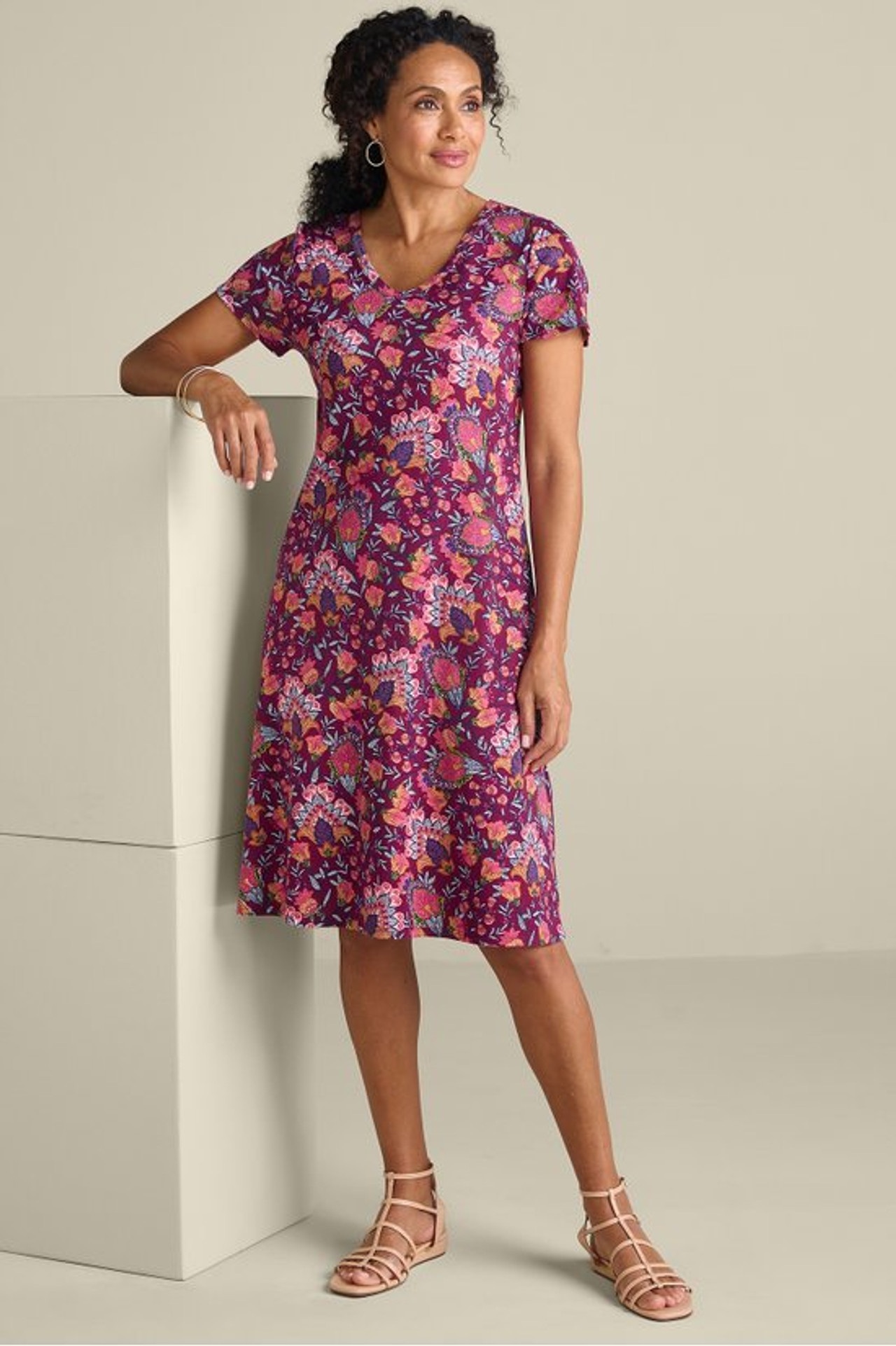SoftEssential™ Supima® T-Shirt Dress - Soft Surroundings Outlet