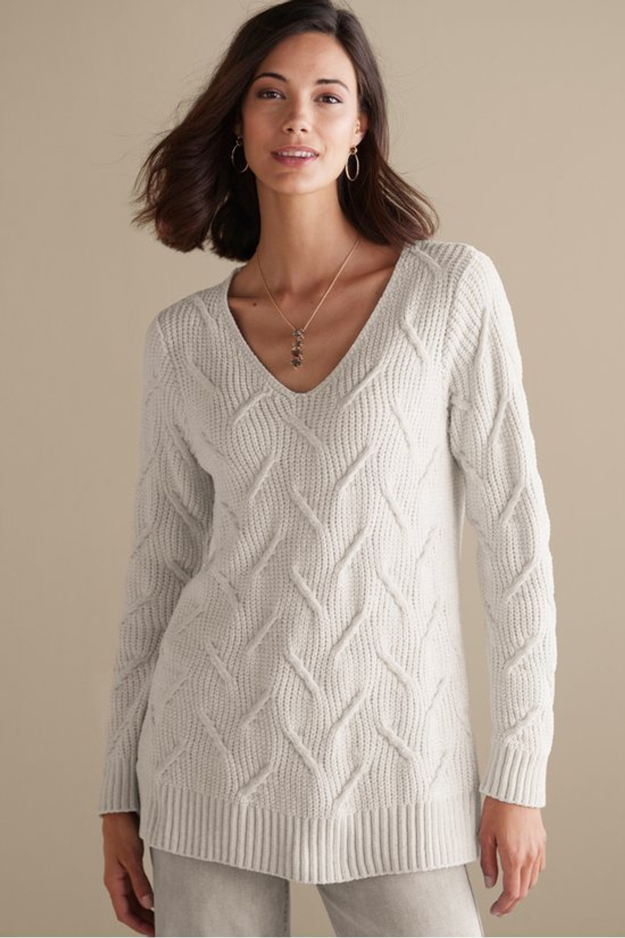 Trina Chenille Sweater - Soft Surroundings Outlet
