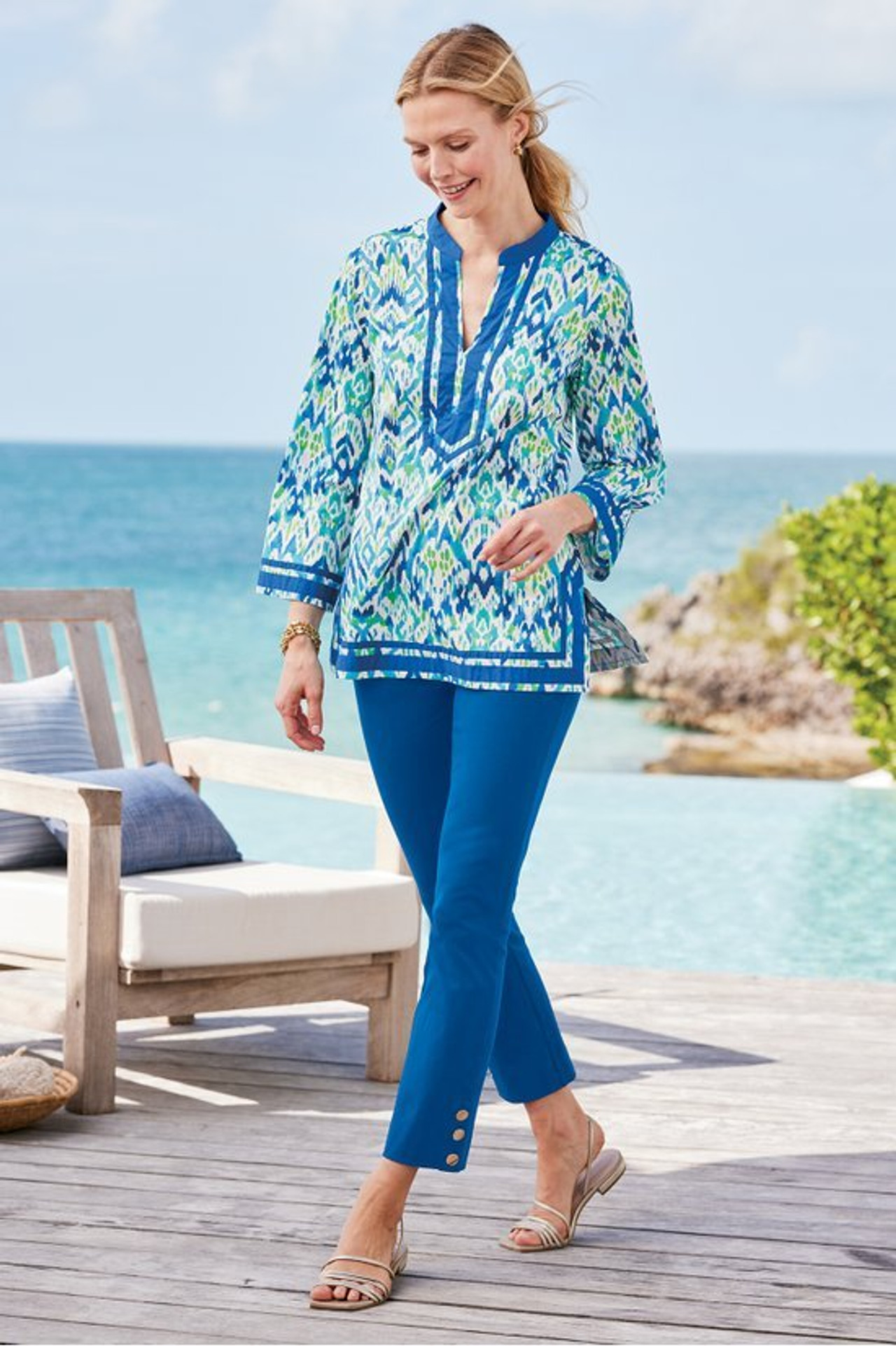 Kirti Ikat Tunic - Soft Surroundings Outlet