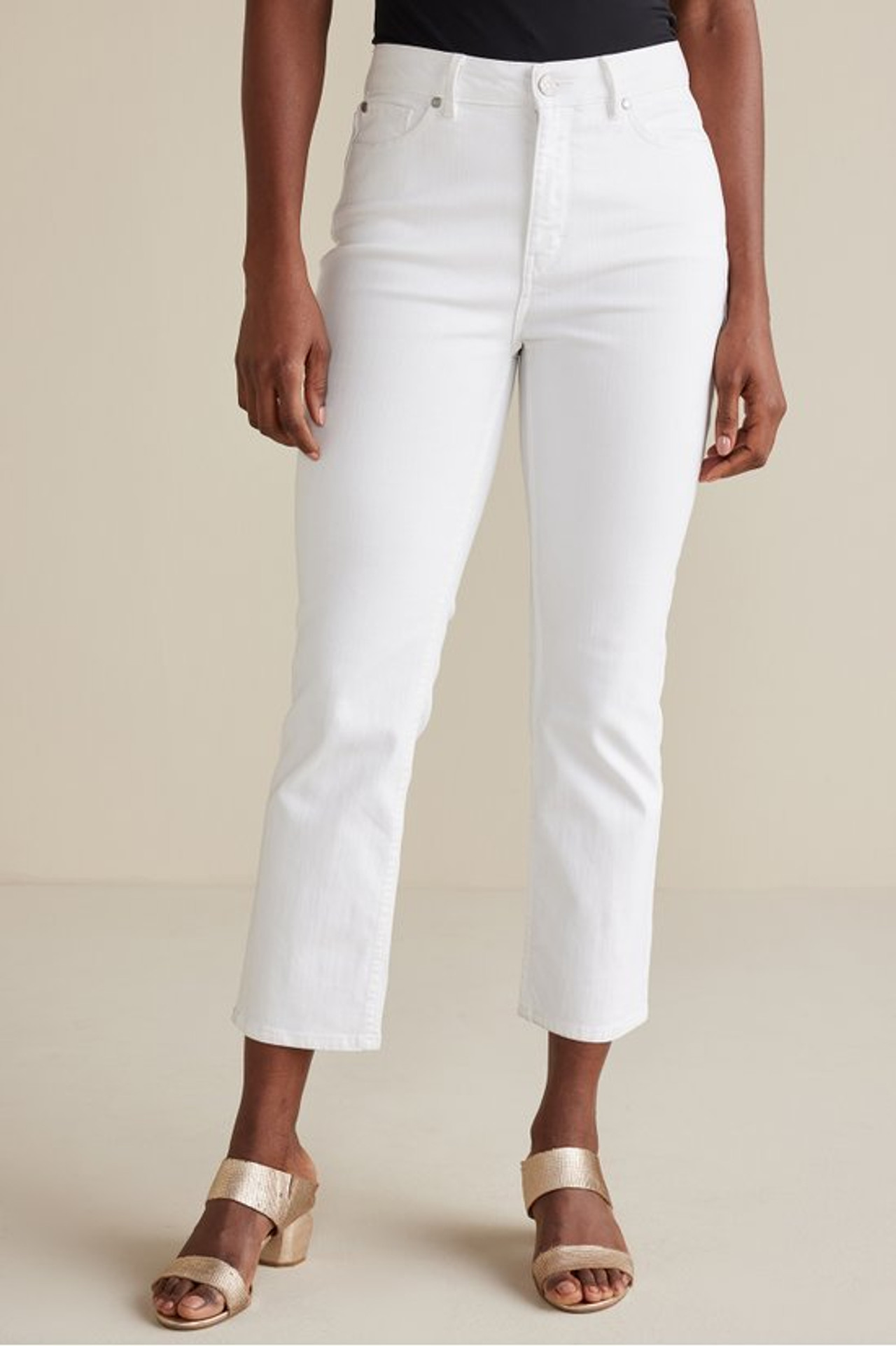Ultimate Denim Slim Leg Crop Jeans - Soft Surroundings Outlet