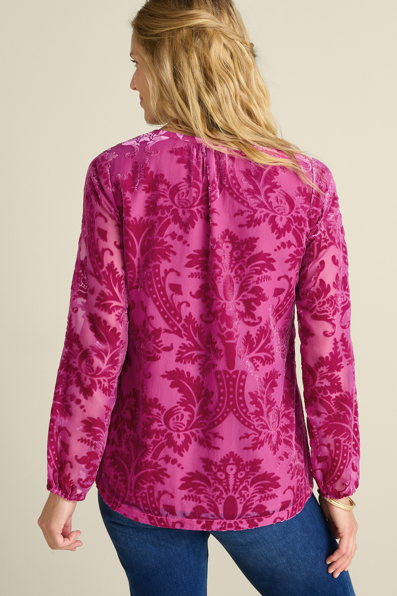 Reesha Velvet Top - Soft Surroundings Outlet