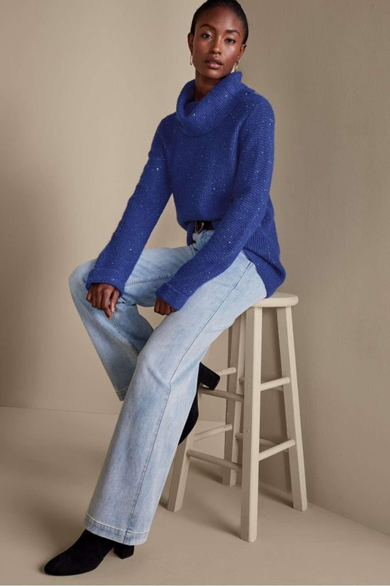 Linley Sequin Sweater - Soft Surroundings Outlet