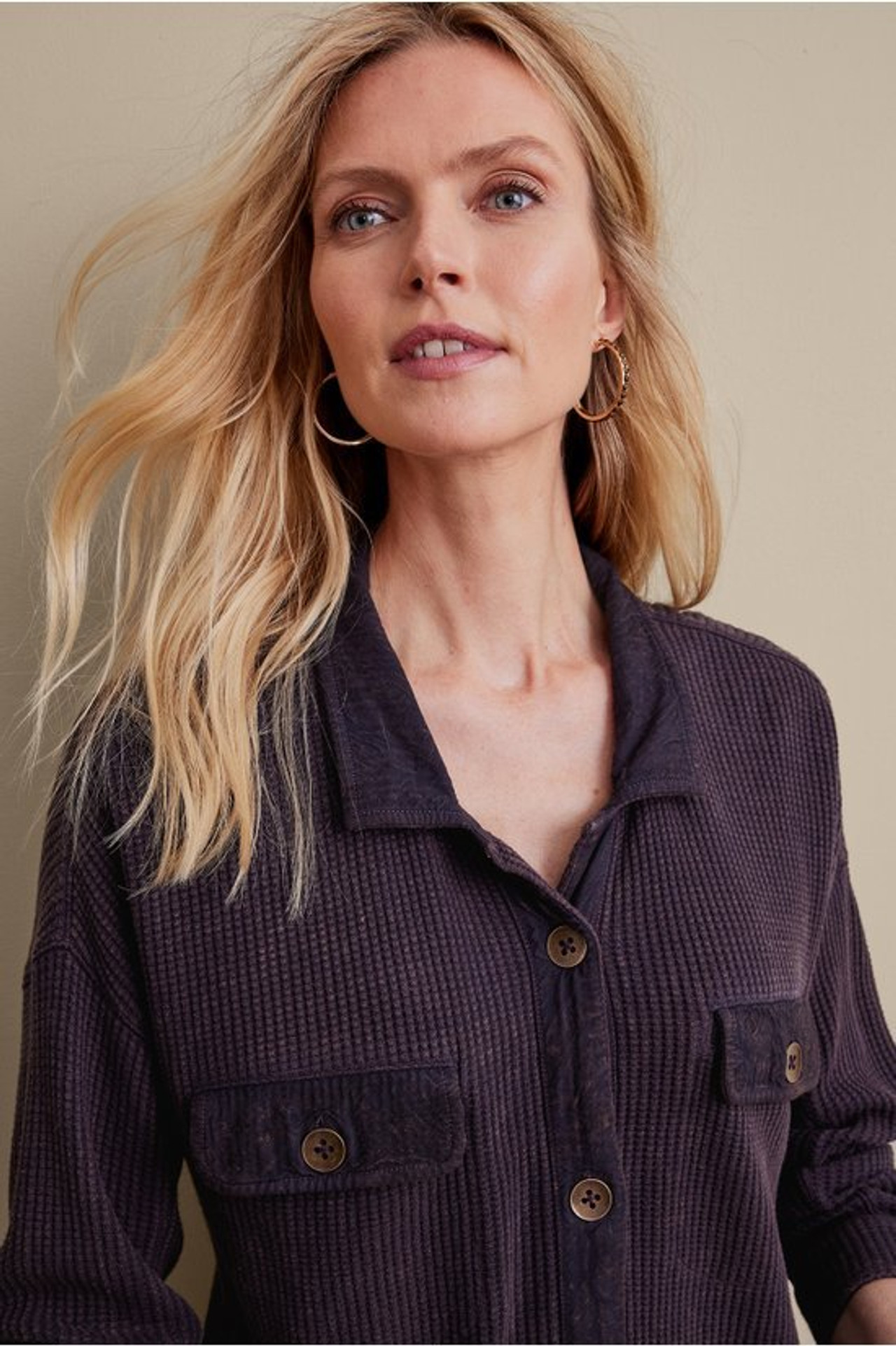 Audra Waffle Tunic - Soft Surroundings Outlet