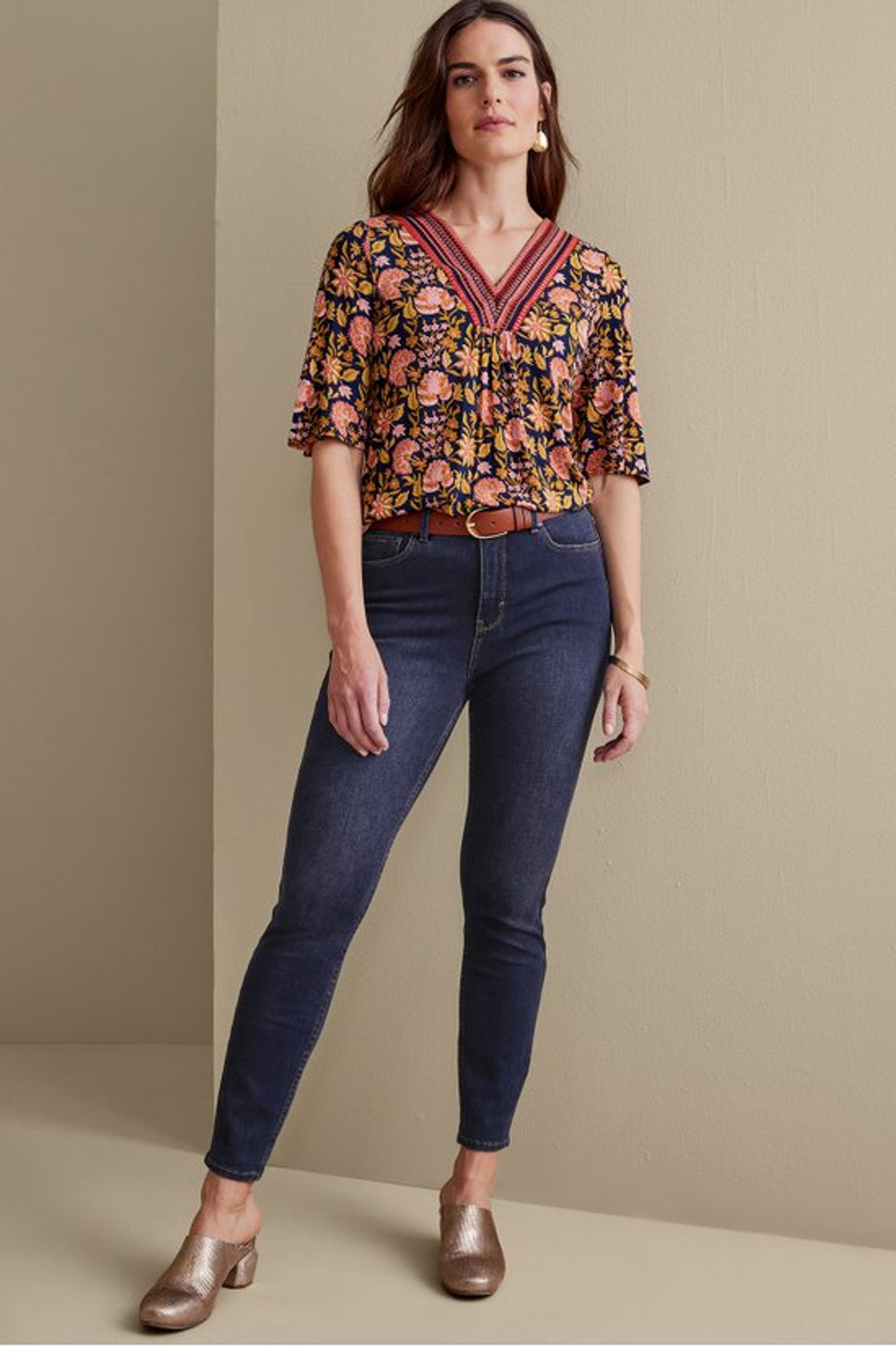 Ultimate Denim Skinny Ankle Jeans - Soft Surroundings Outlet