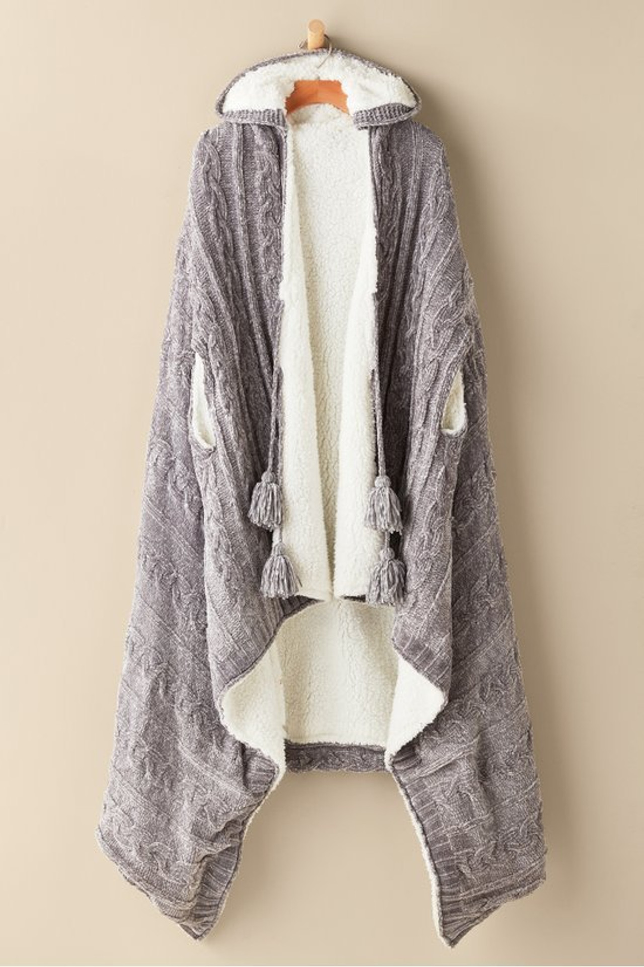 Chenille Sherpa Wearable Throw - Soft Surroundings Outlet