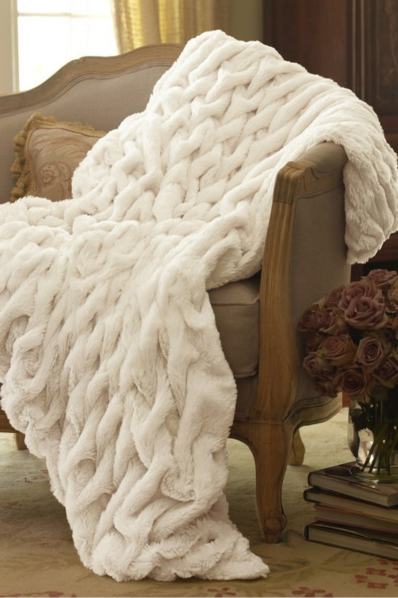 La Parisienne Faux Fur Throw - Soft Surroundings Outlet