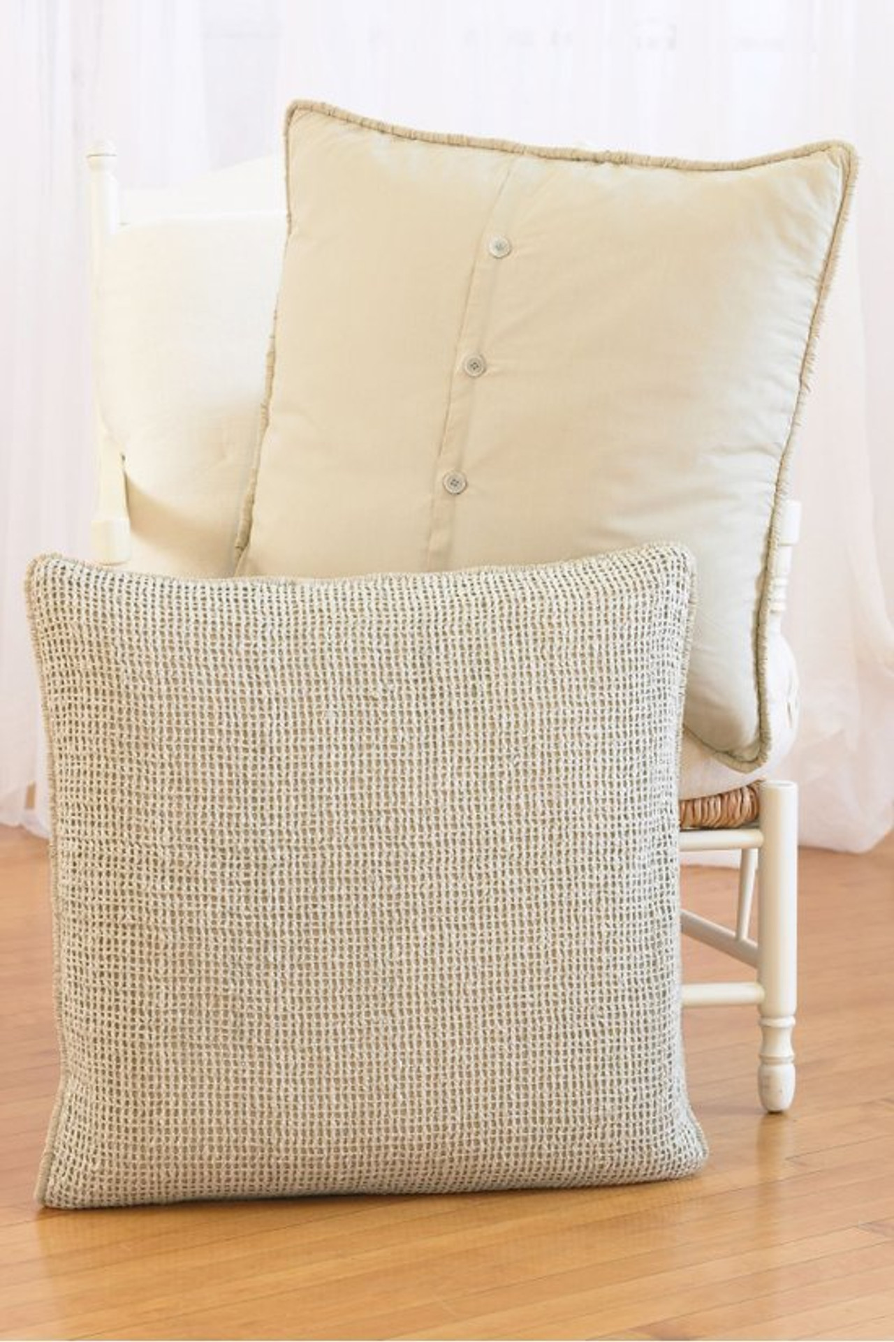 Raw Silk Woven Euro Sham - Soft Surroundings Outlet