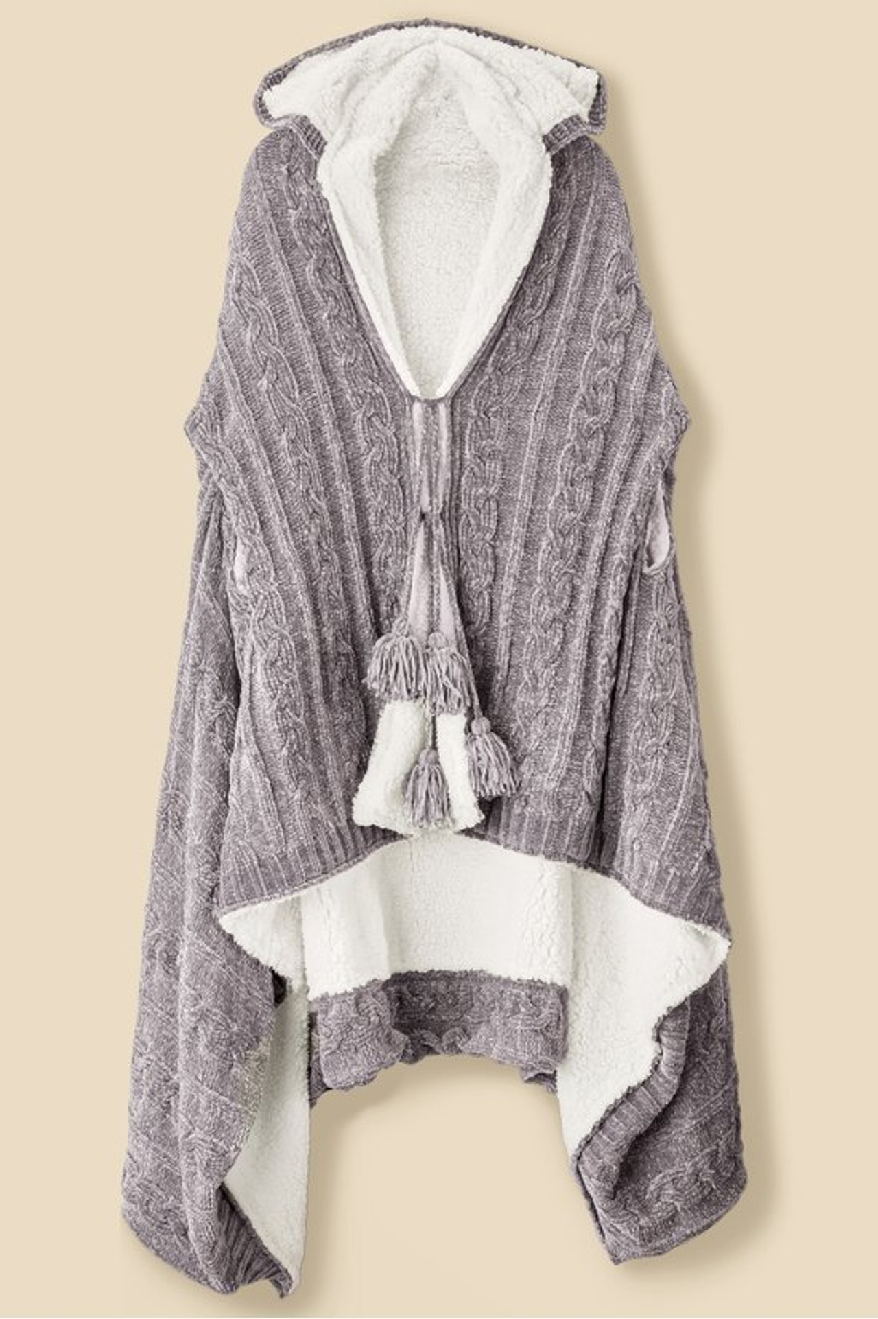 Chenille Sherpa Wearable Throw - Soft Surroundings Outlet