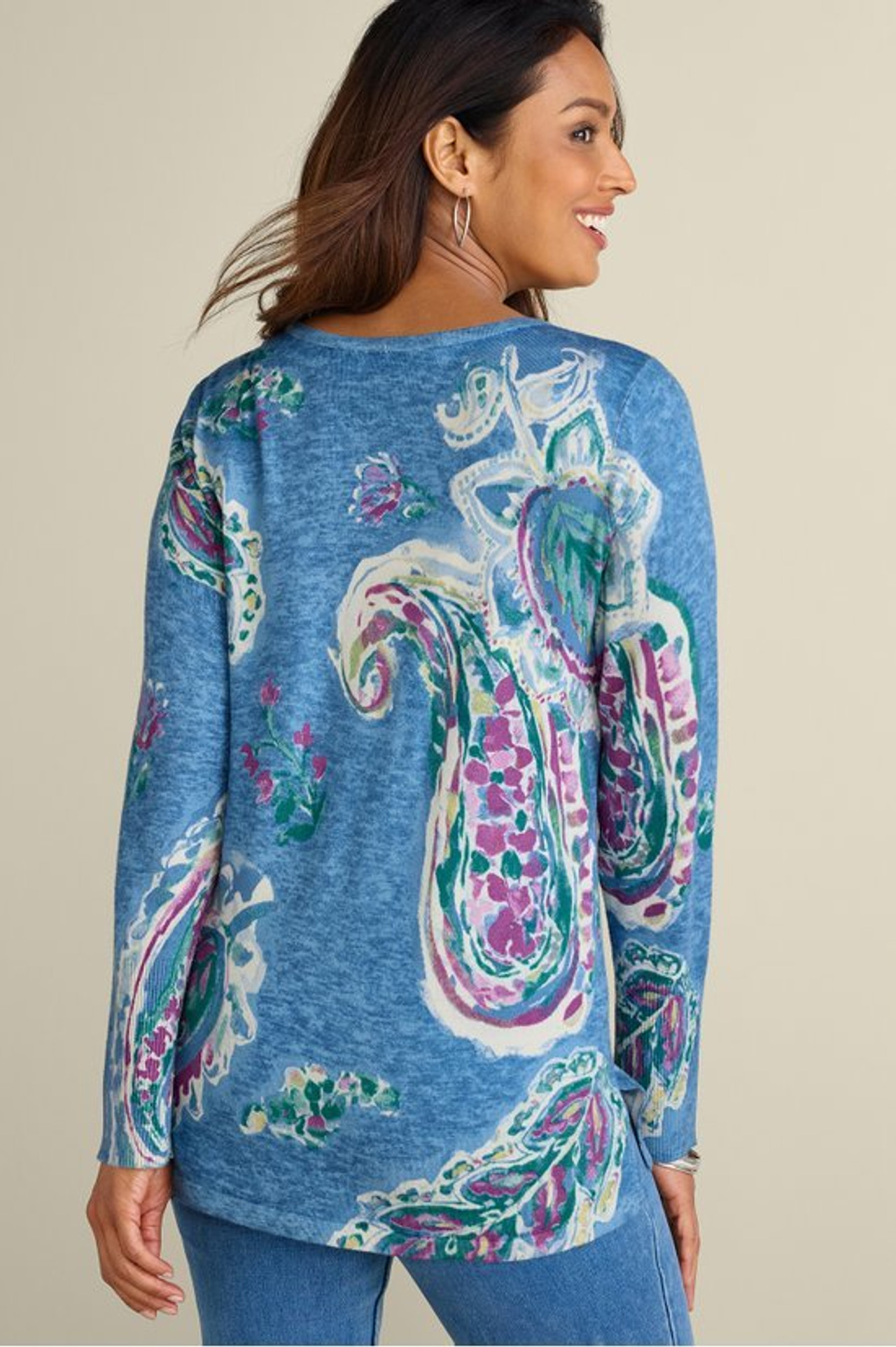 Skylar Printed Tunic - Soft Surroundings Outlet