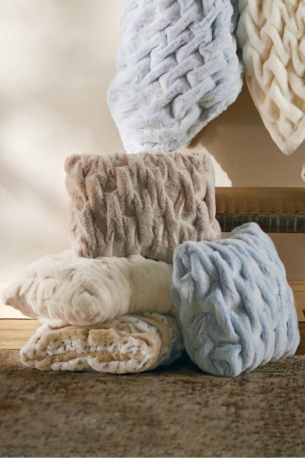 La Parisienne Faux Fur Pillow - Soft Surroundings Outlet