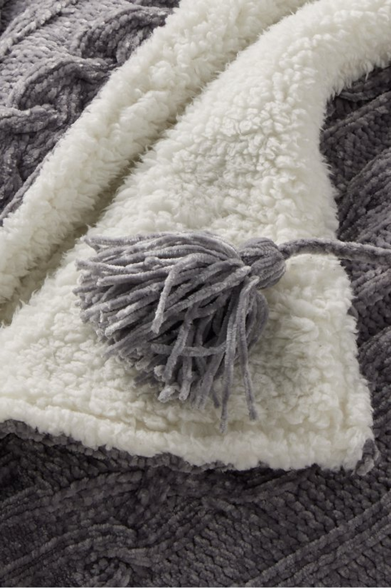 Chenille Sherpa Wearable Throw - Soft Surroundings Outlet