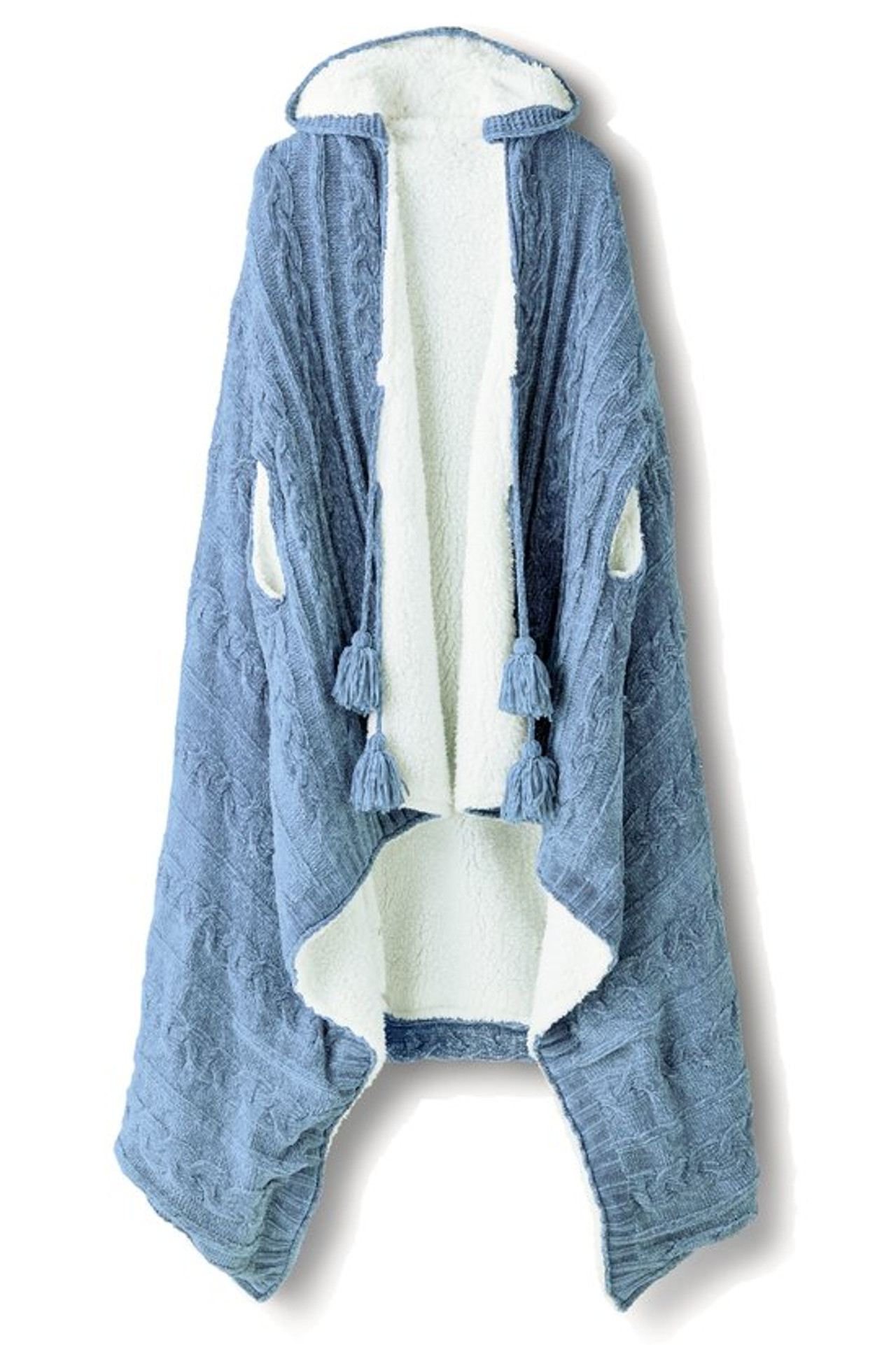 Chenille Sherpa Wearable Throw - Soft Surroundings Outlet