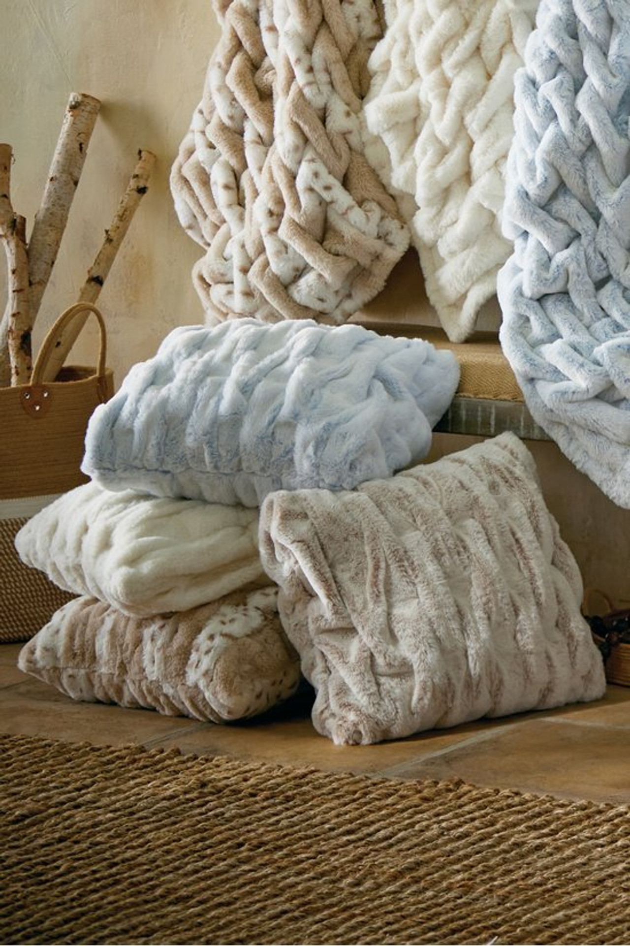 La Parisienne Faux Fur Pillow - Soft Surroundings Outlet