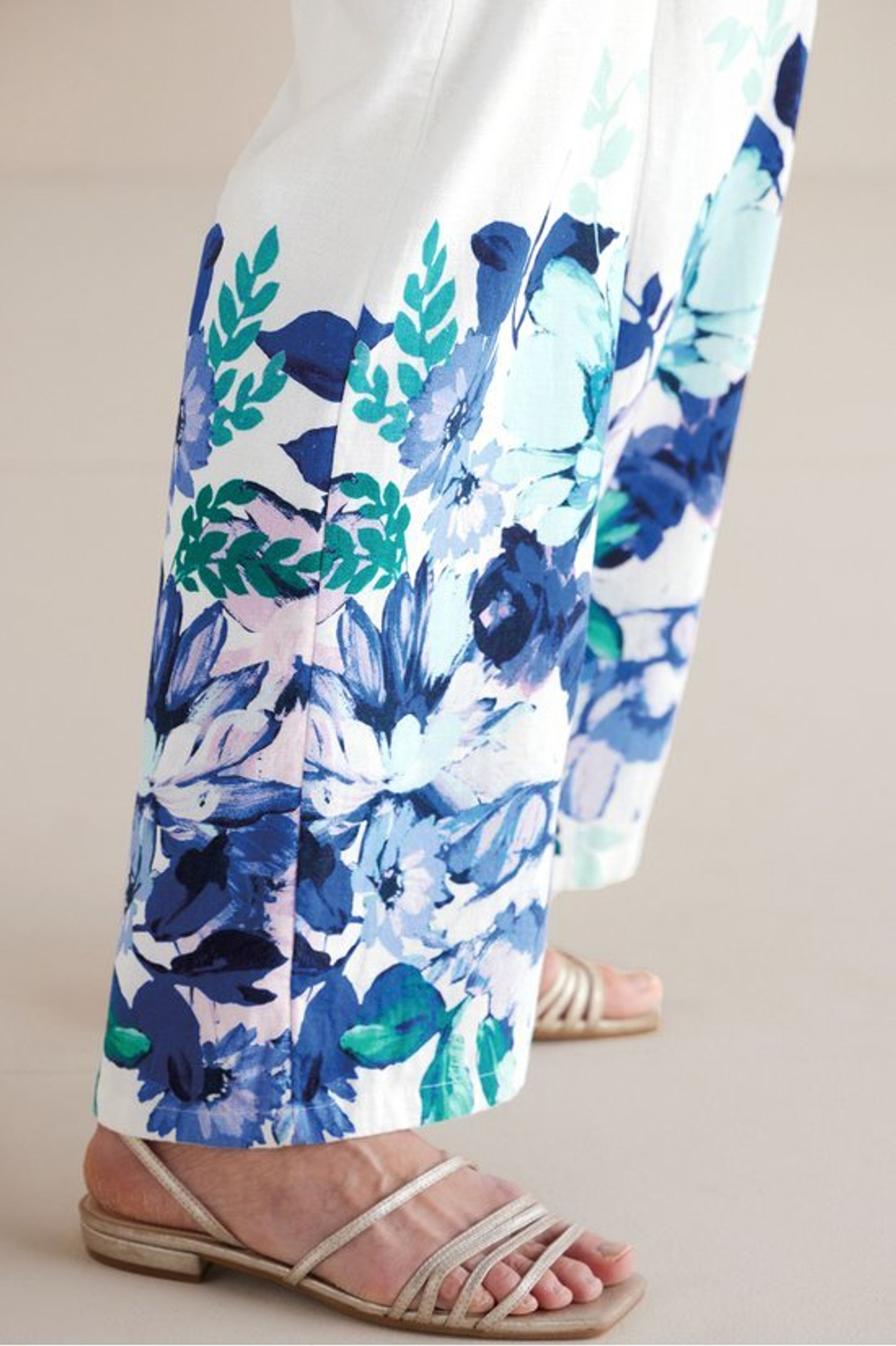 Ronna Linen Blend Wide Leg Pants - Soft Surroundings Outlet