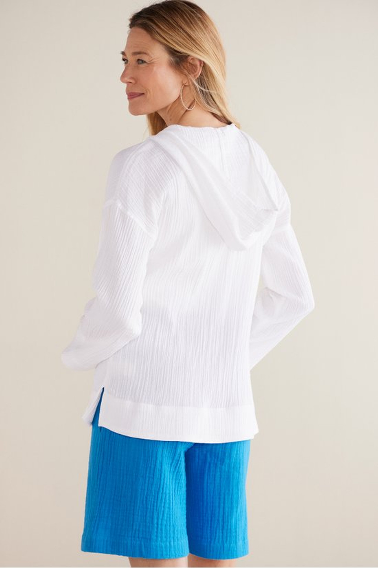 Kemia Gauze Hoodie - Soft Surroundings Outlet